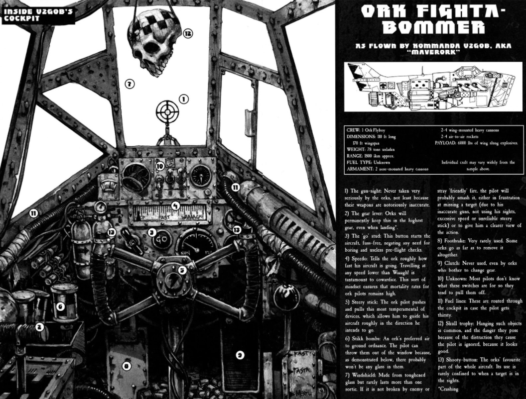 Ork Fighter Cockpit r/40kLore