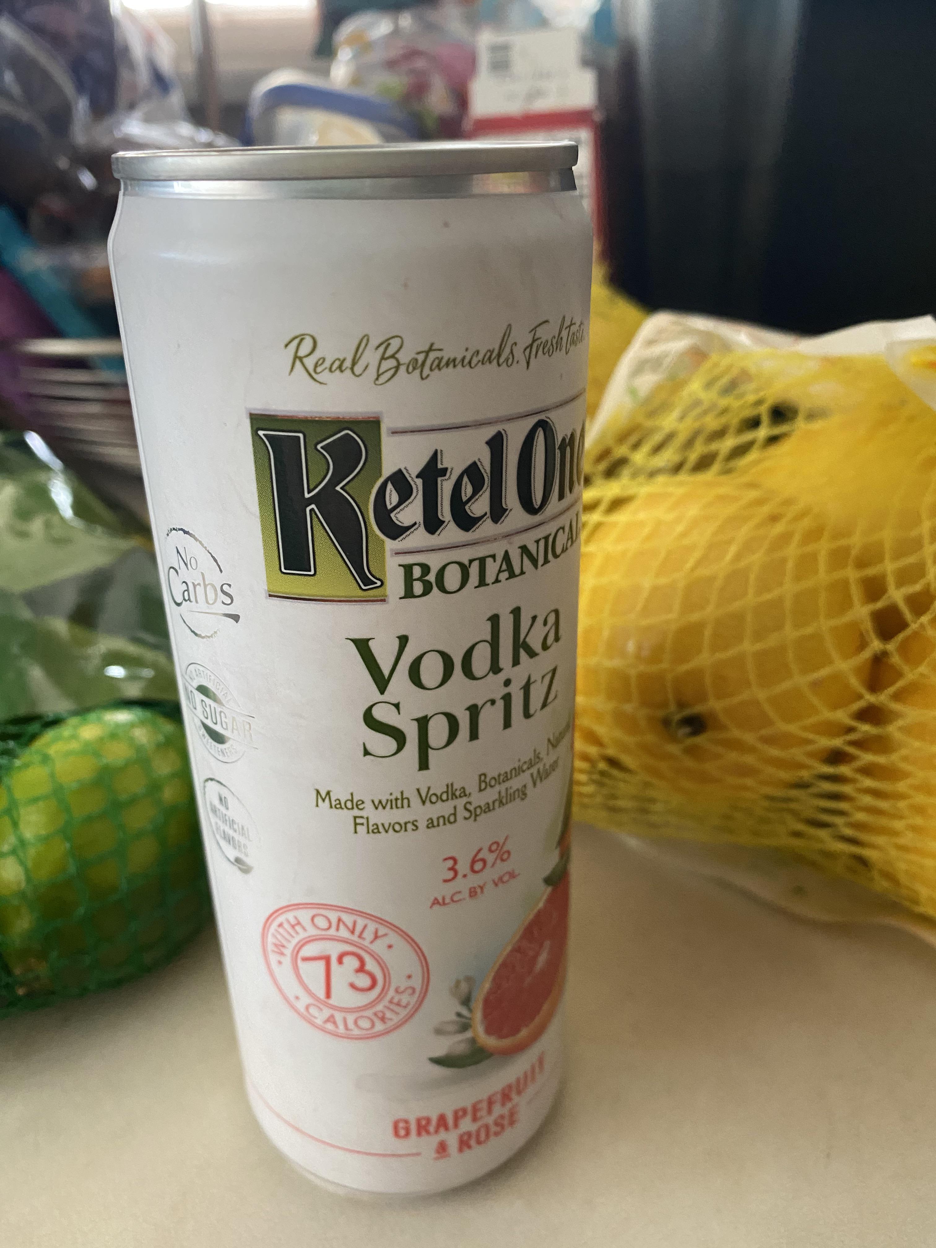 My favorite bottle is now canned! Ketel One Botanical Spritzers