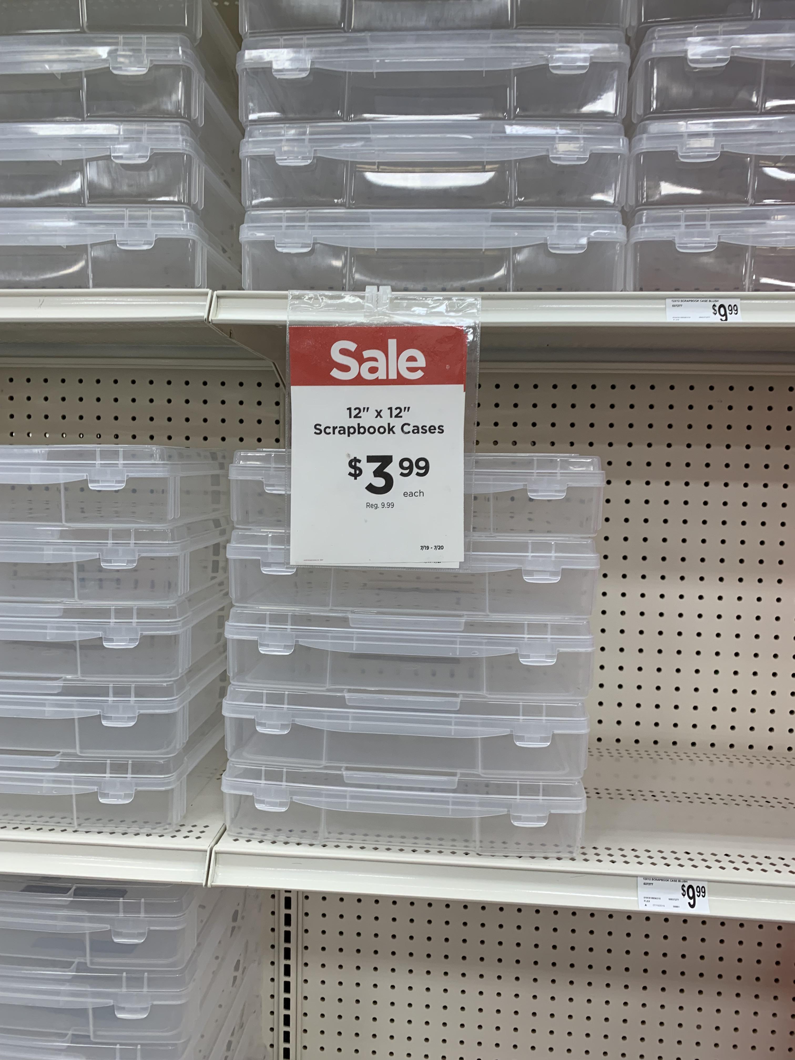 These scrapbook bins look like they could be good for LEGO storage