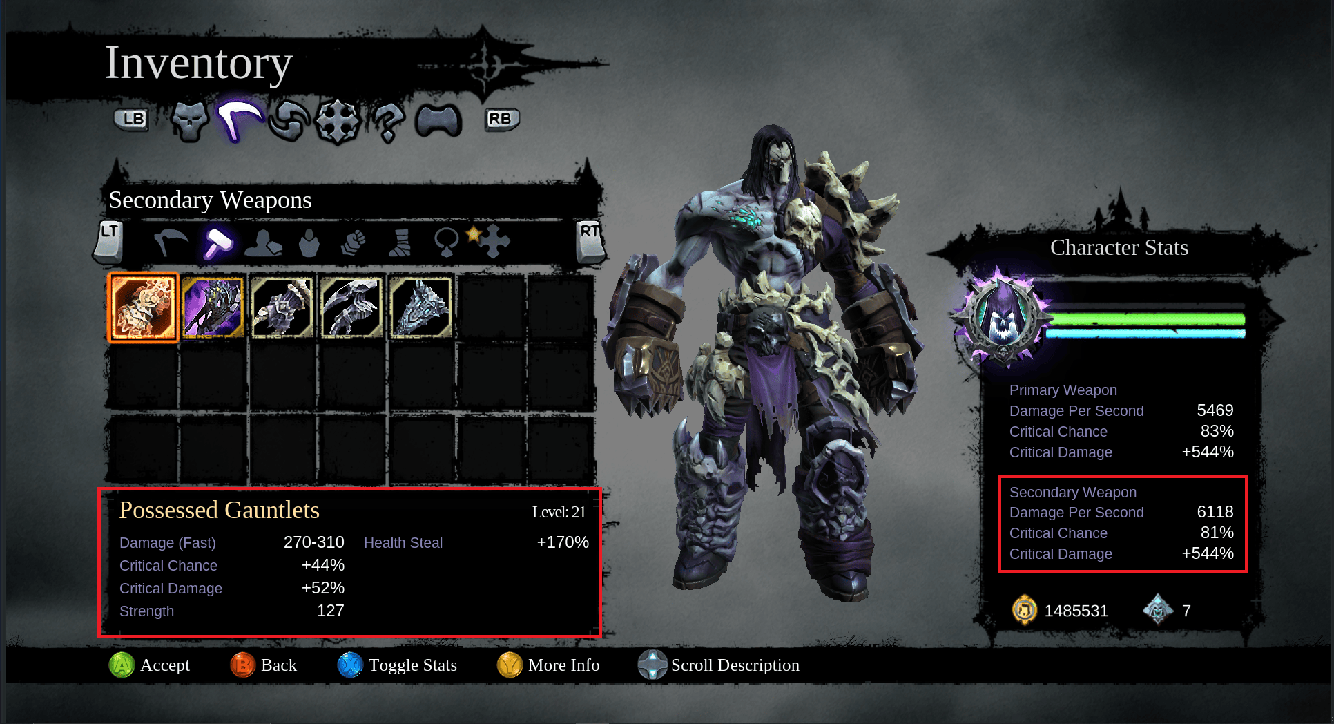 [Darksiders 2] In case I fail to reproduce this weapon