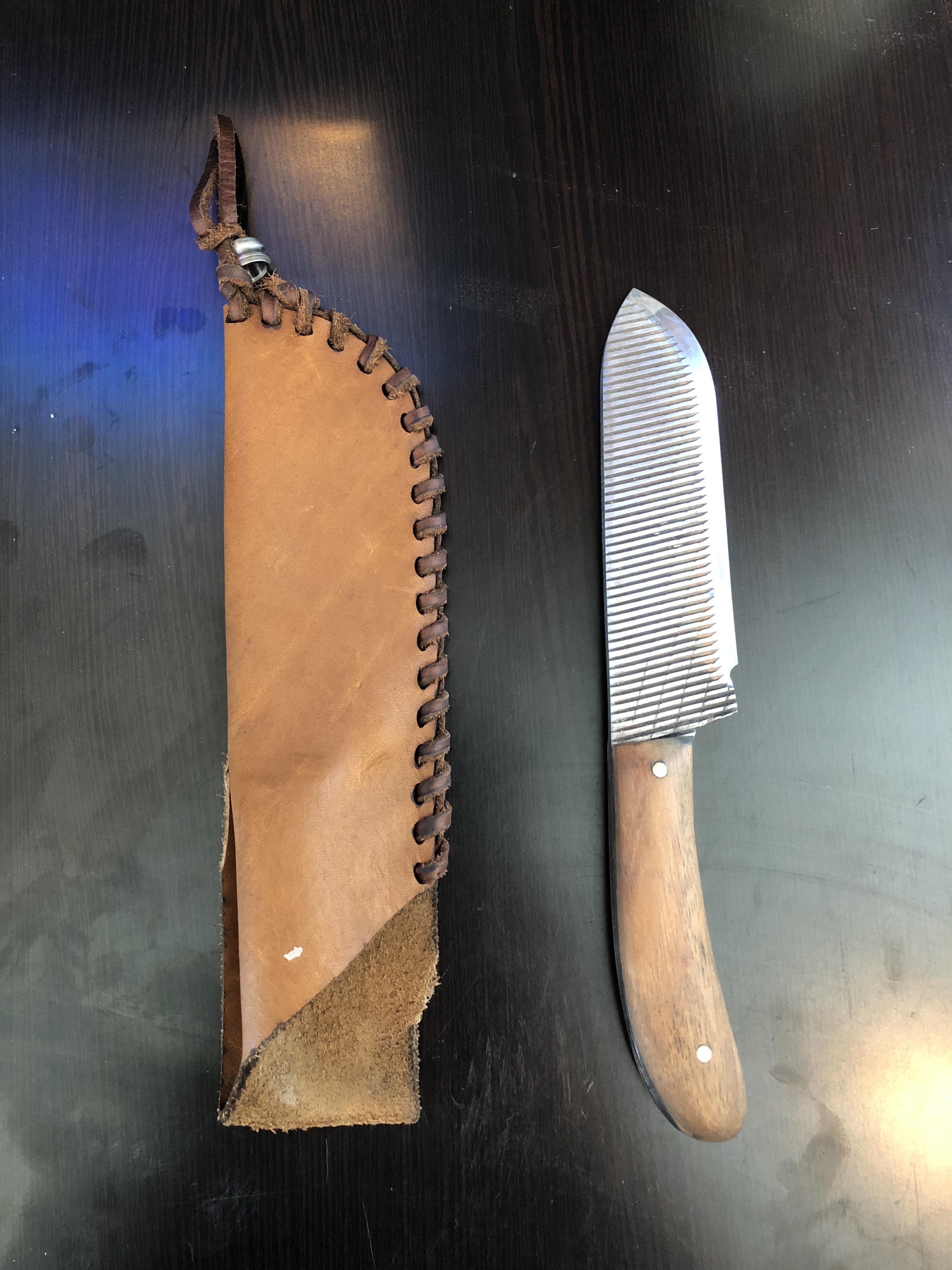 My first homemade knife!