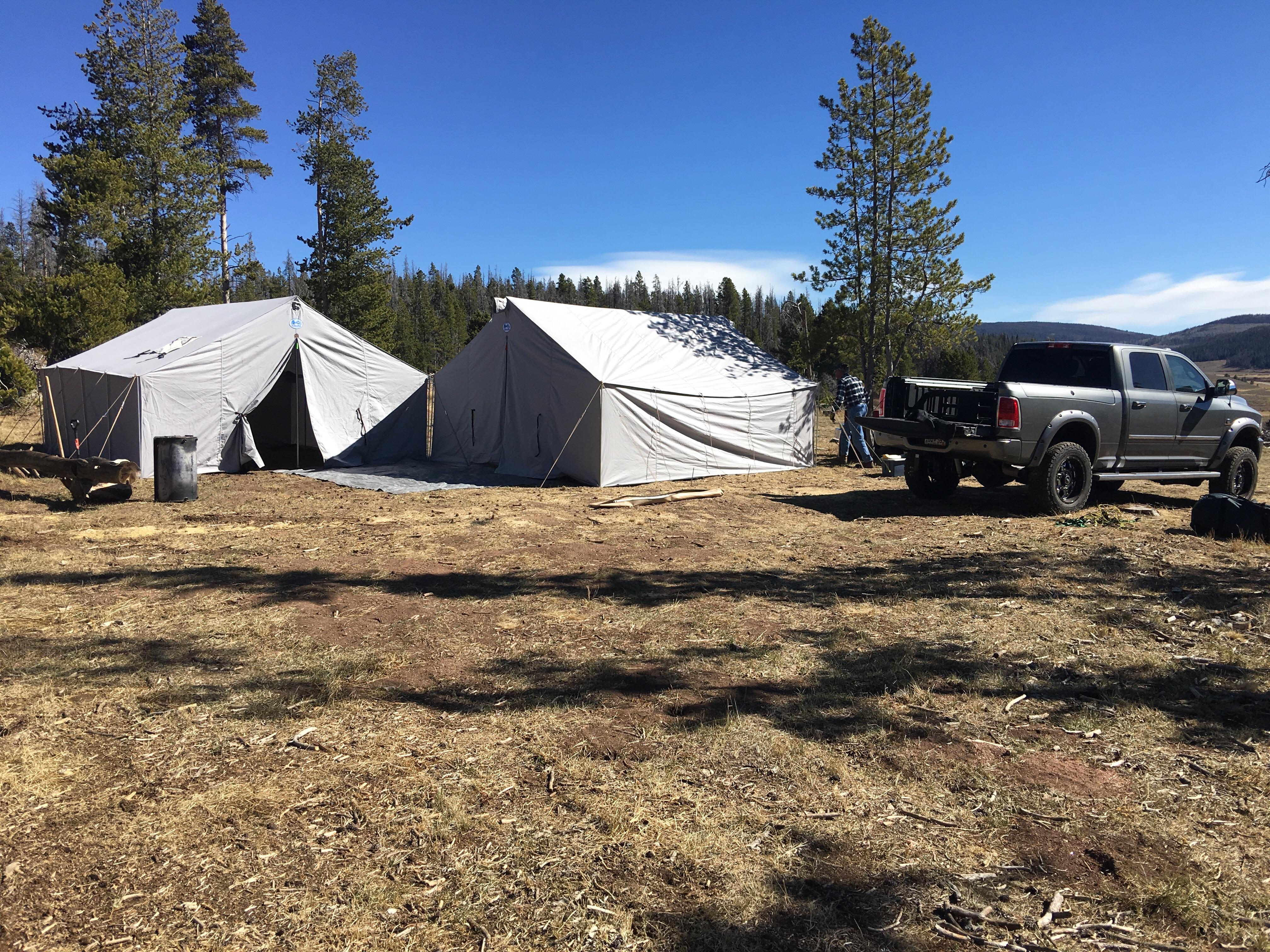 Elk Camp 2016. Getting there is so much easier with my 3500! r/ram_trucks