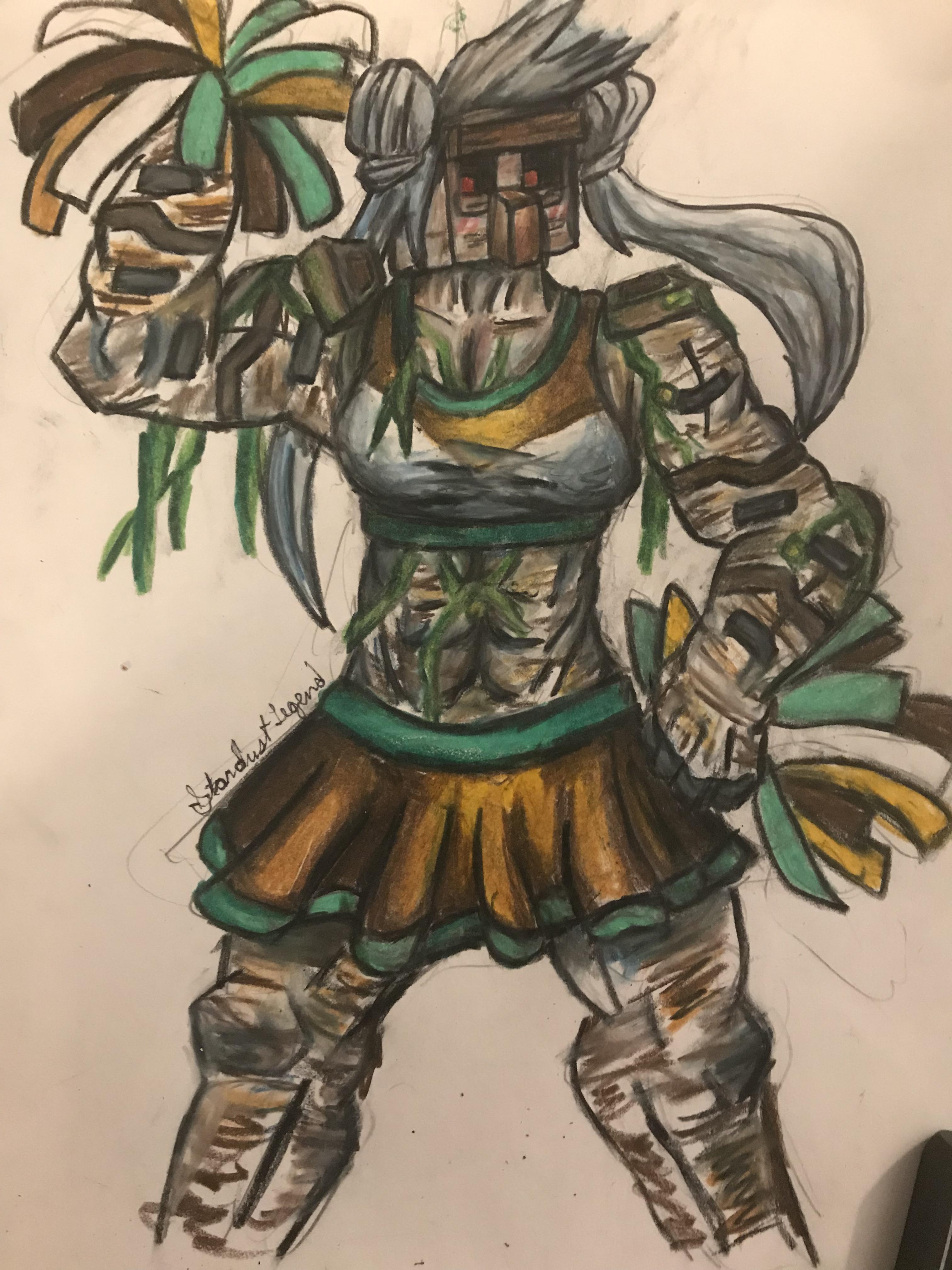 I’ve decided to start interpreting Minecraft mobs into various types of