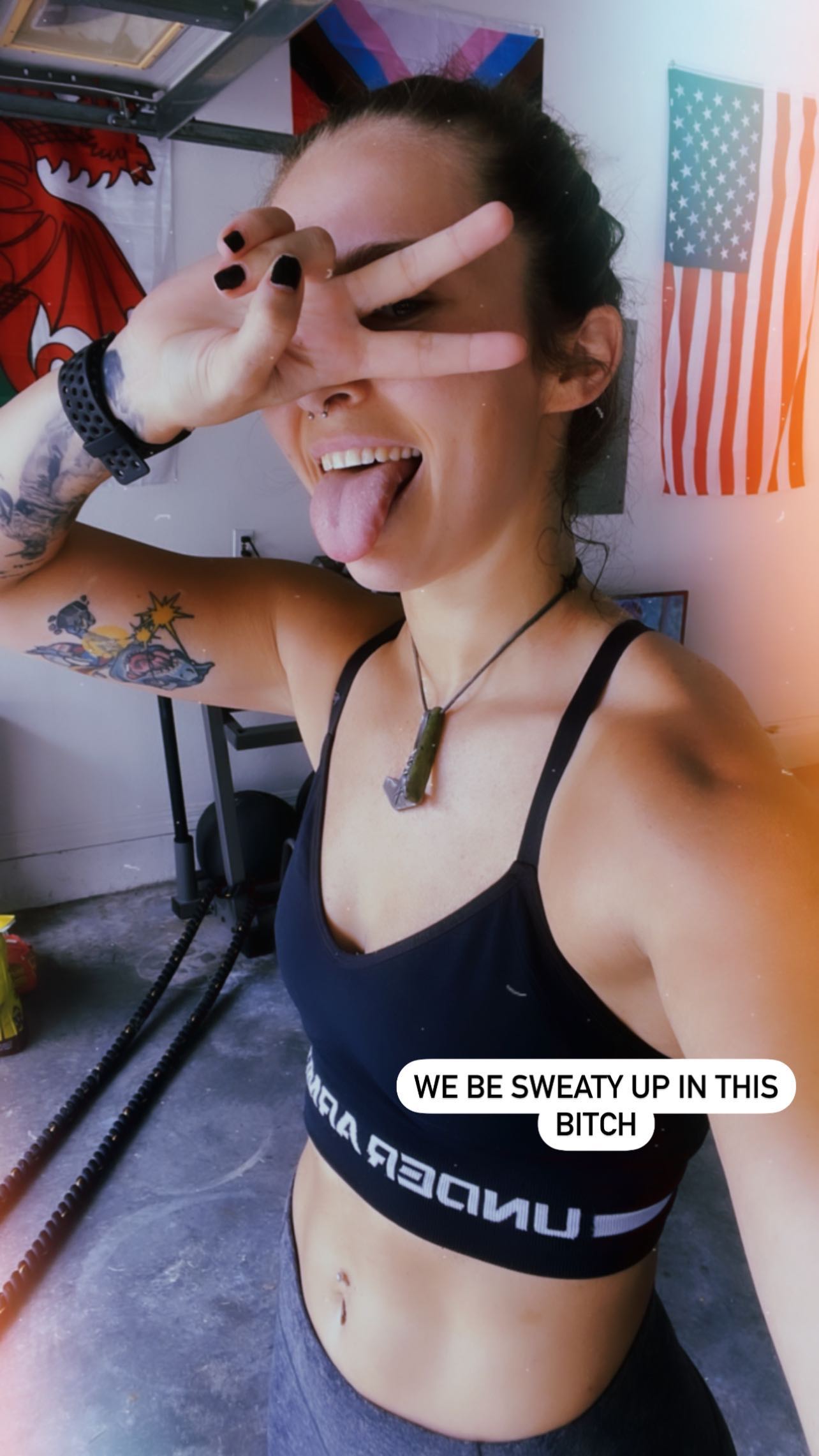 Nixon Newell putting the work in : LadiesOfWrestling