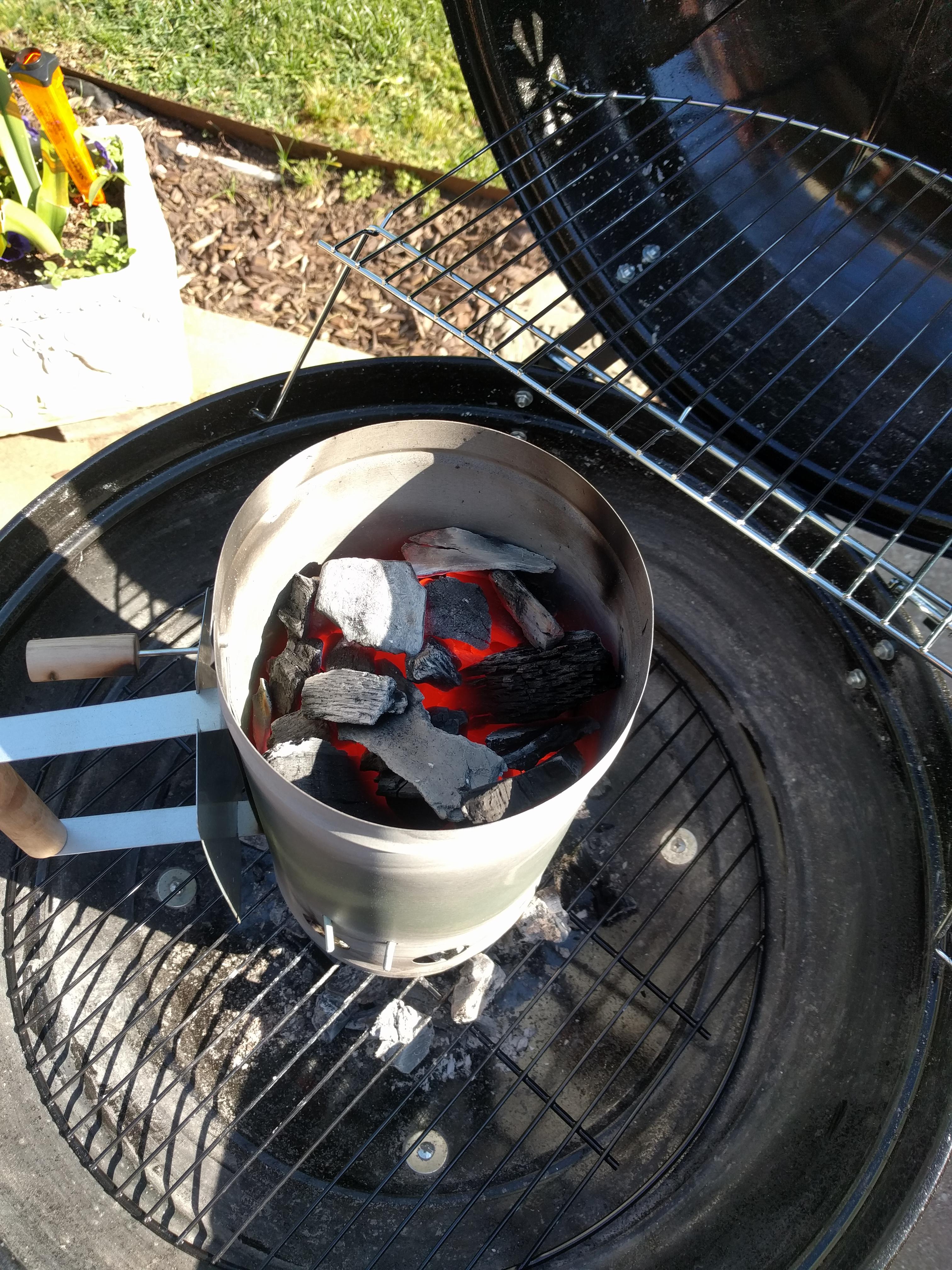 New to this... is my chimney ready? charcoal