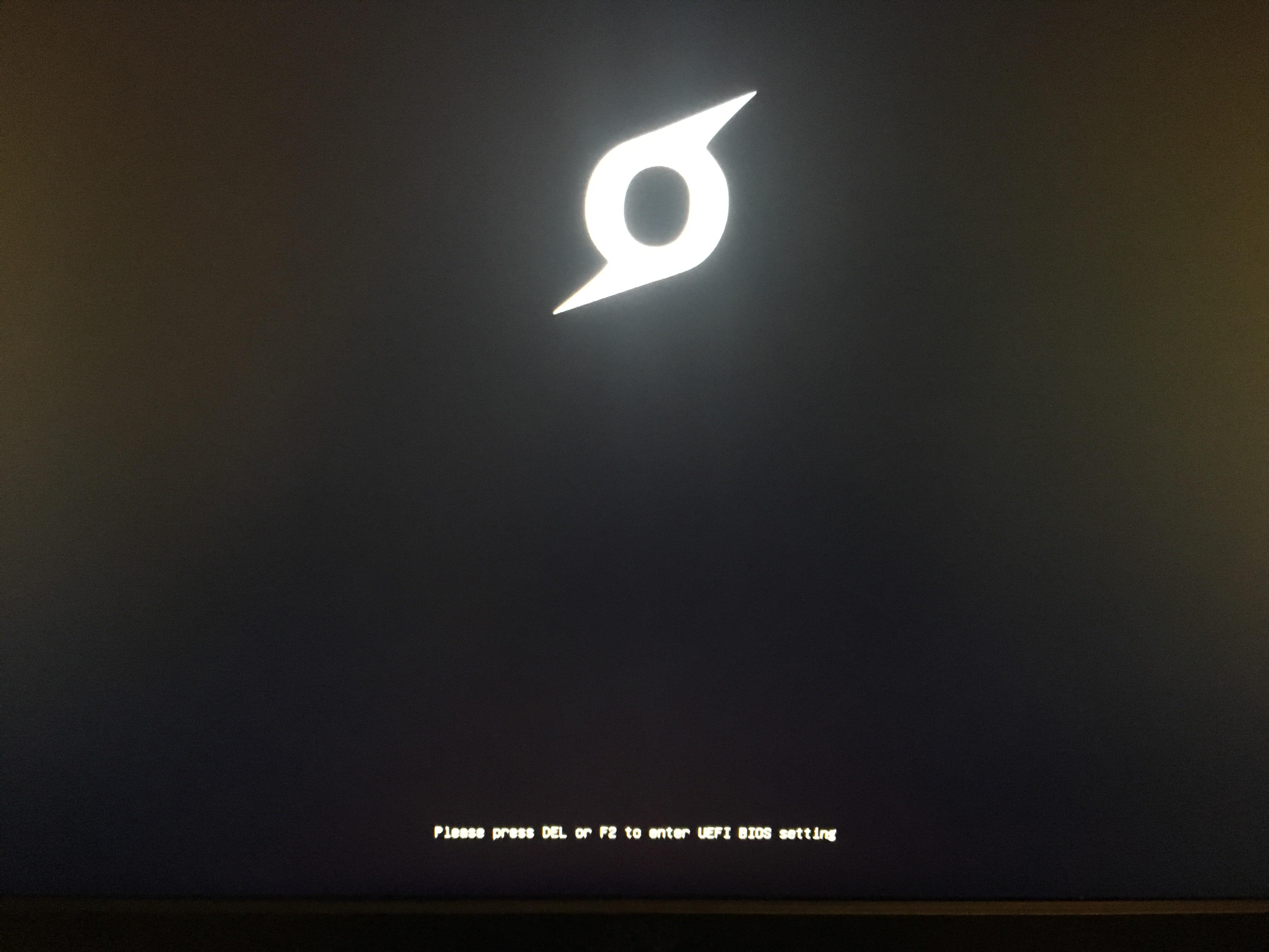 My computer has been stuck on this bootup screen for hours (text at