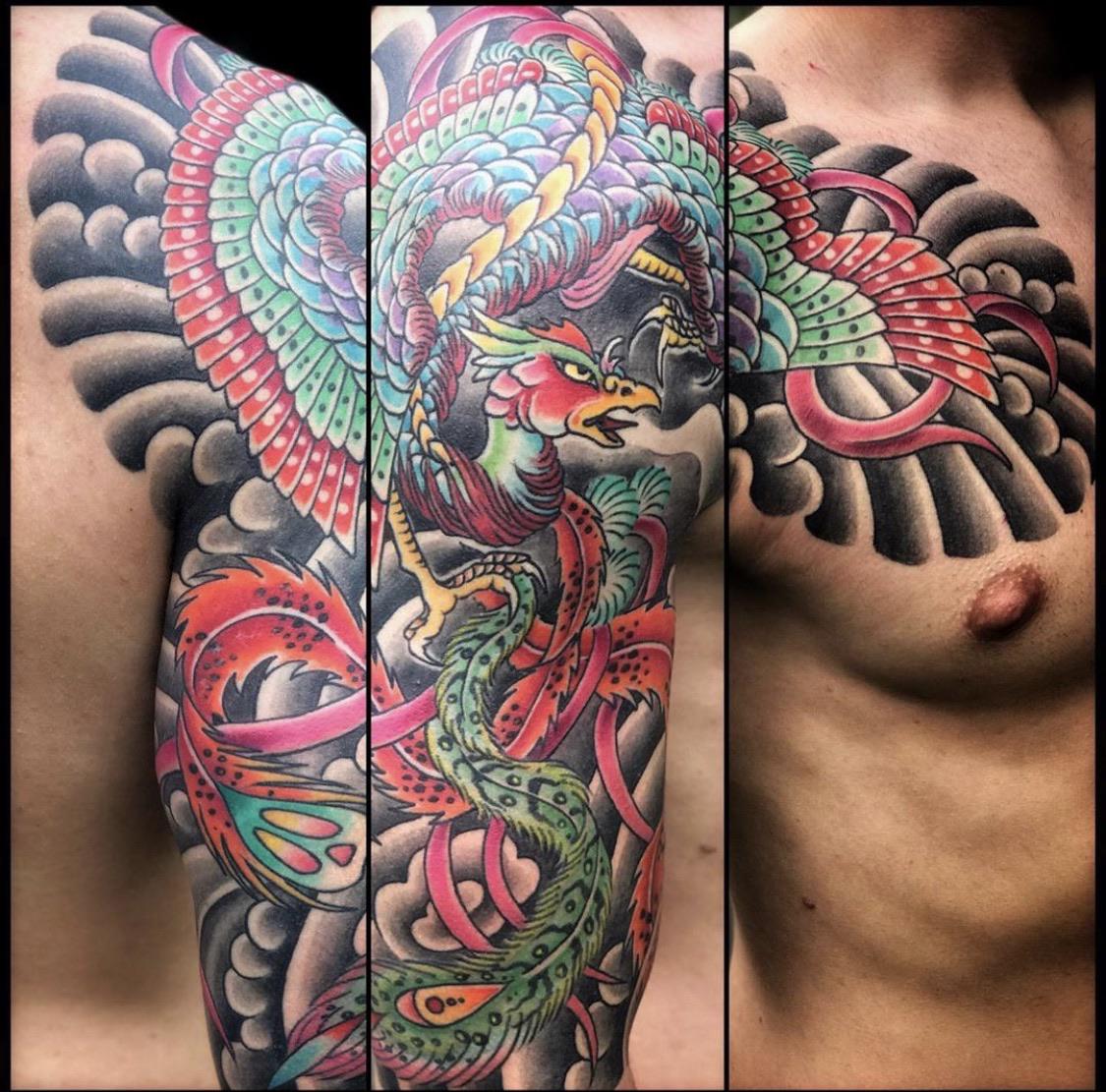 My Phoenix halfsleeve finished a few months ago by the very talented