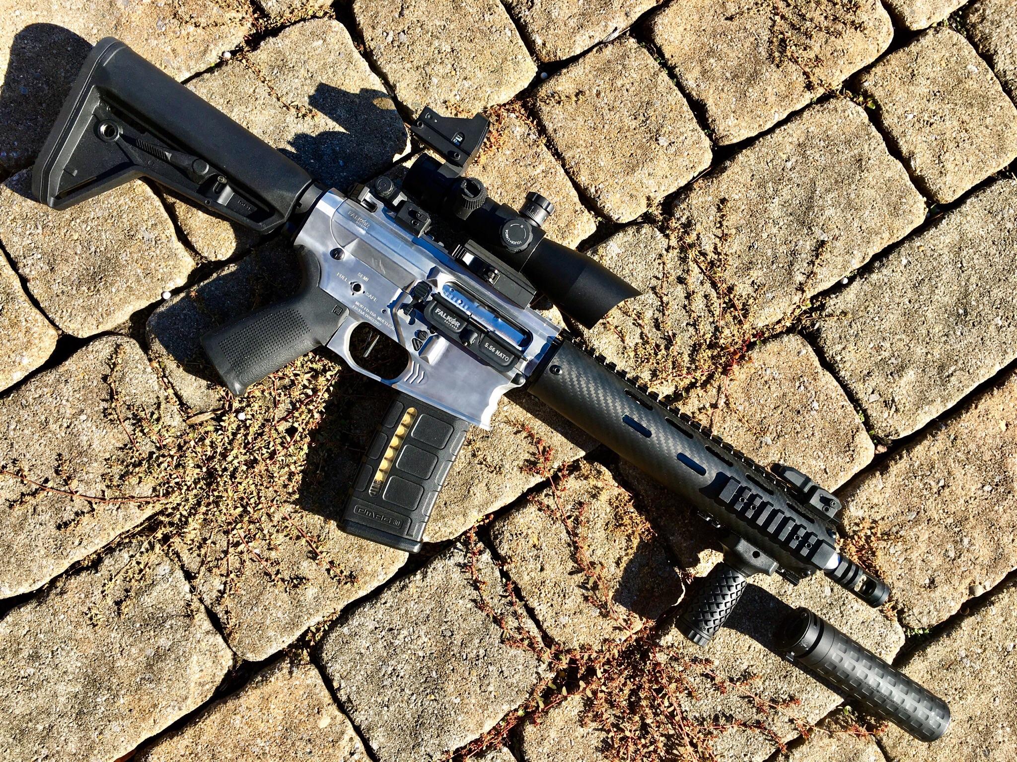 Months in the Making. Falkor Carbon Fiber & Magpul M4! r/airsoft