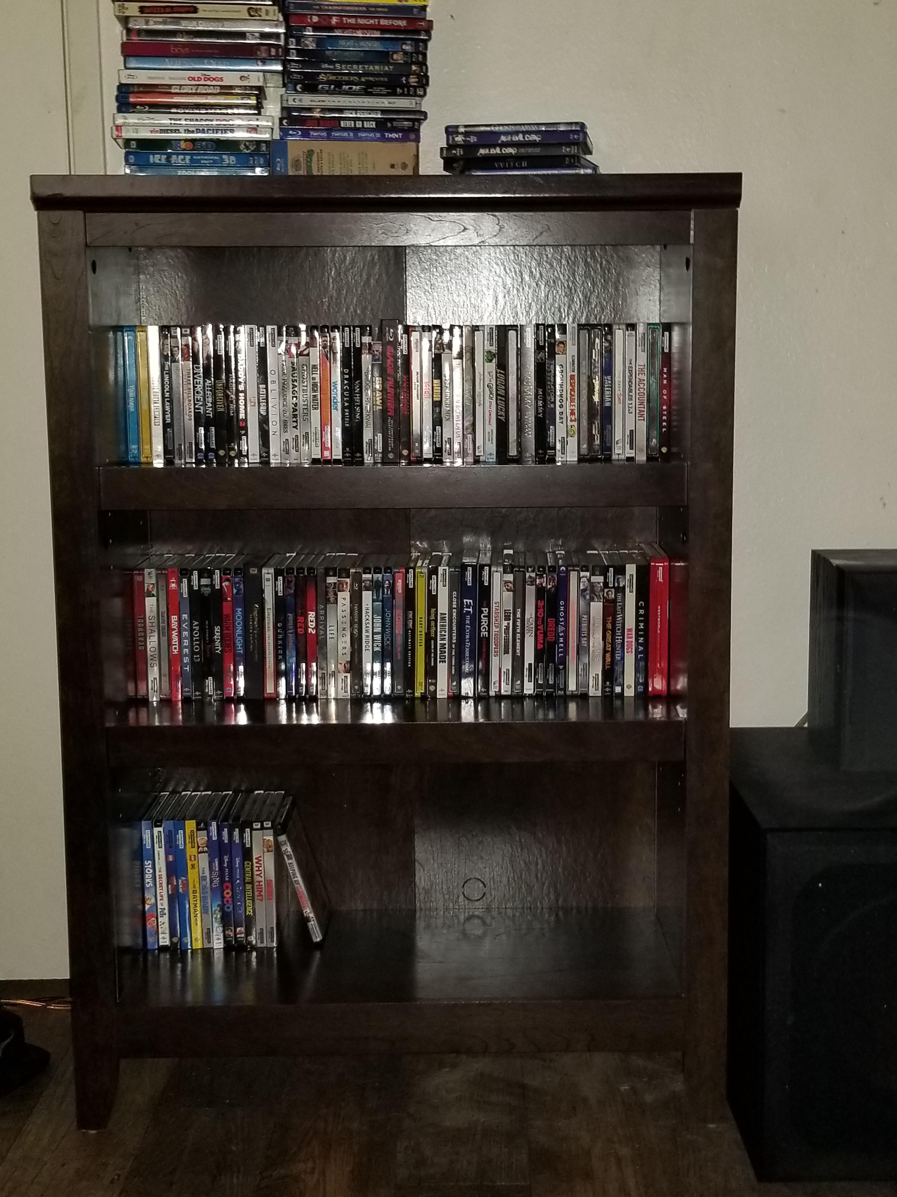 New shelves for my UHD collection r/dvdcollection