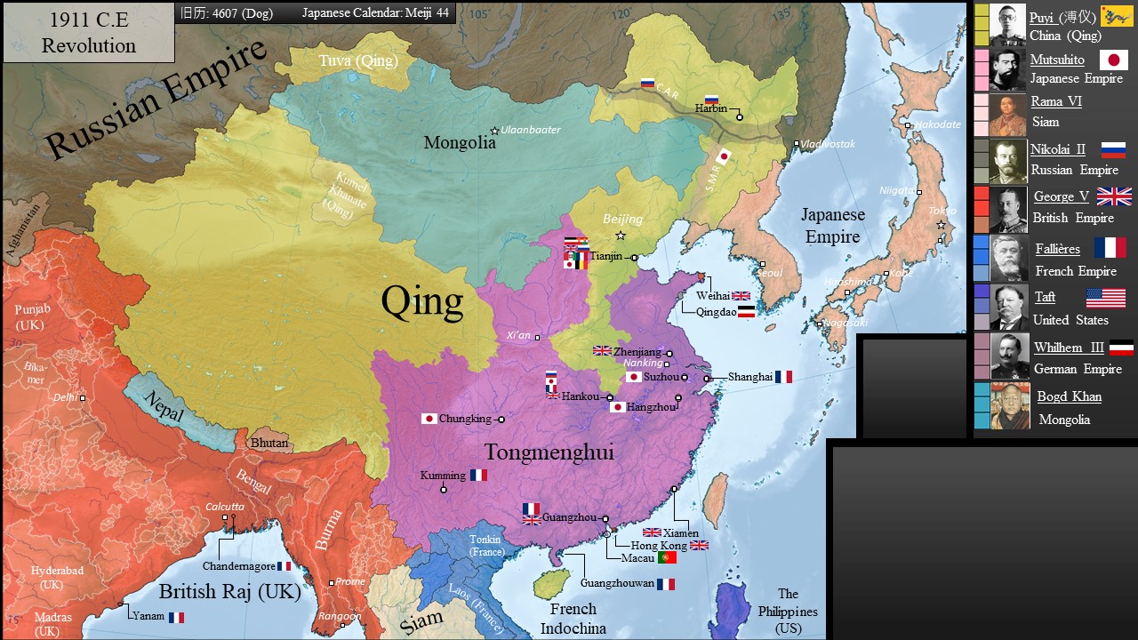 Imperialism In Asia Map