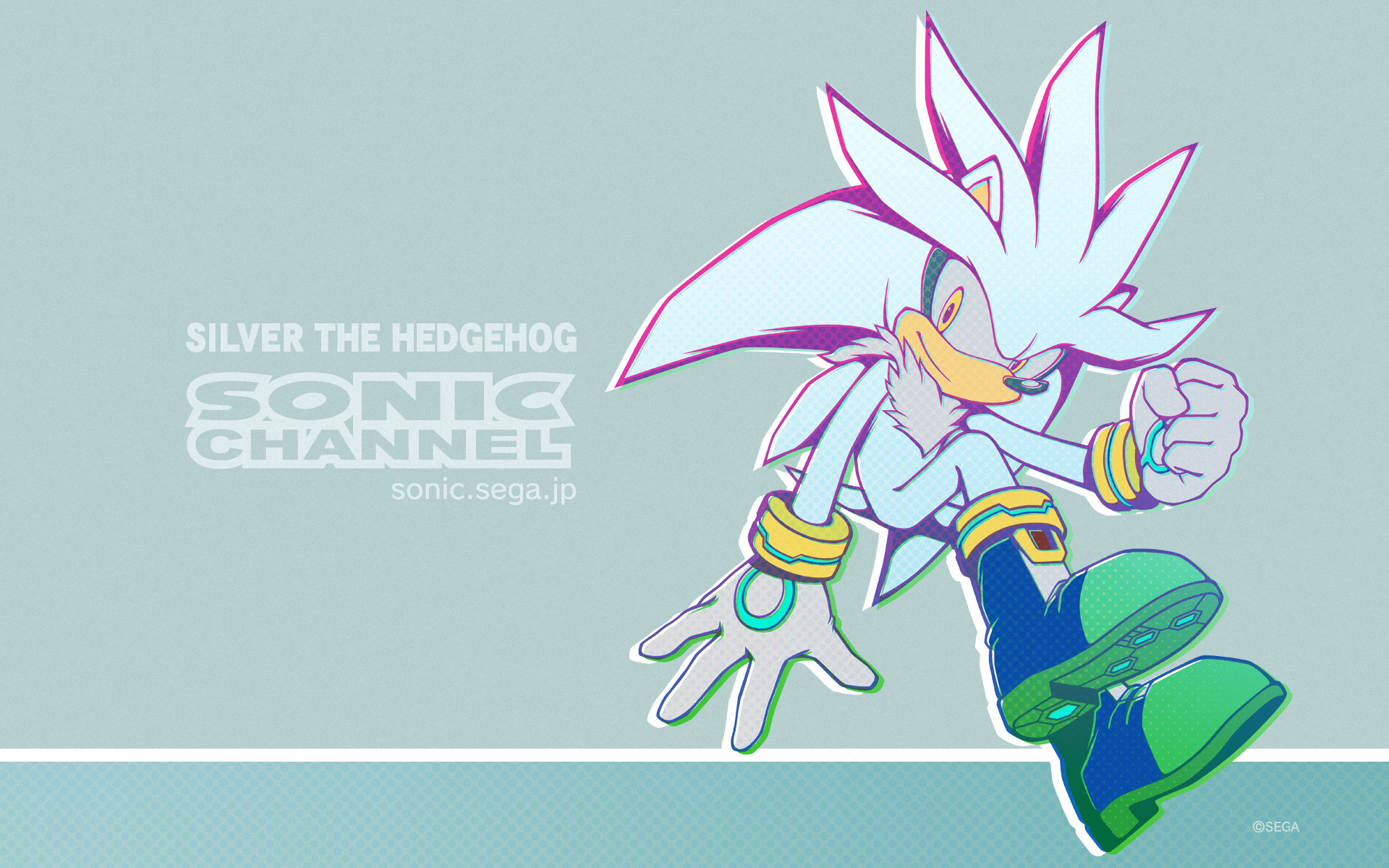 New Silver the Hedgehog wallpaper revealed on Sonic Channel JP! r
