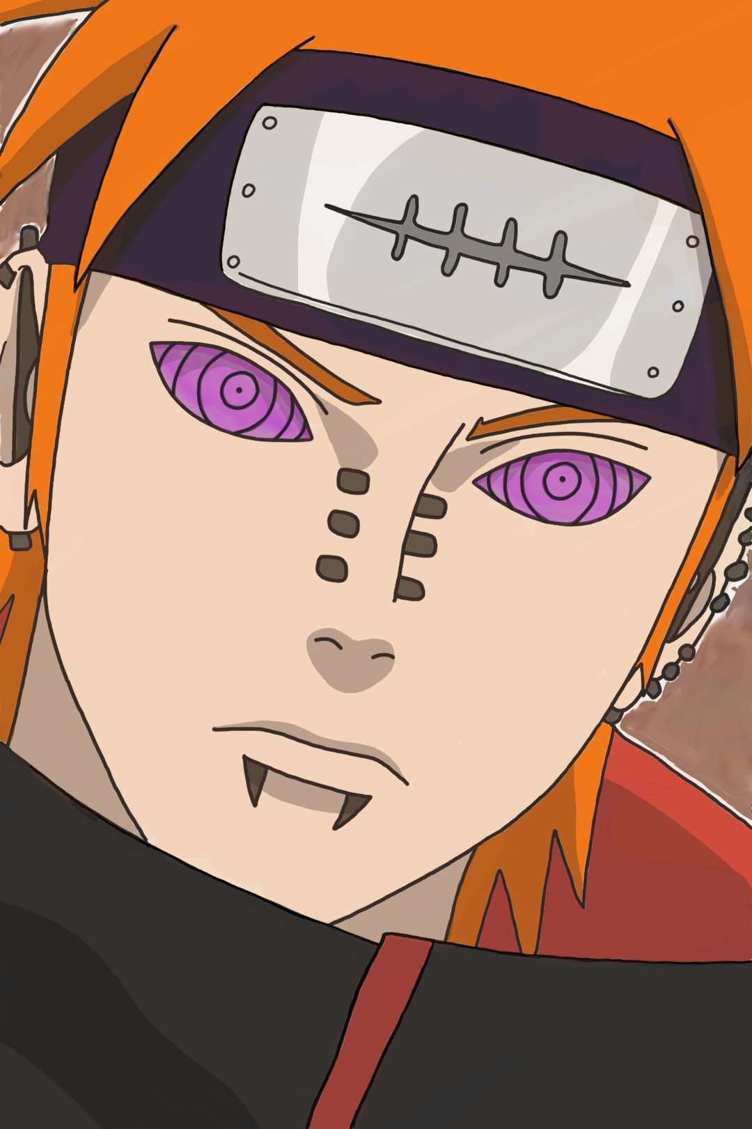 ware ware wa Pain, Kamida!!! (my first digital art) r/Naruto