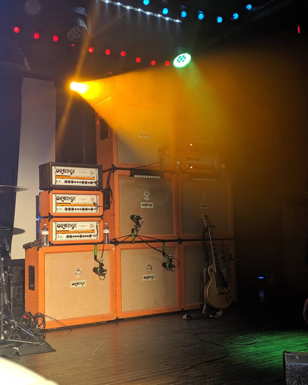 Sleeps wall of amps in Birmingham Alabama last night r/guitars