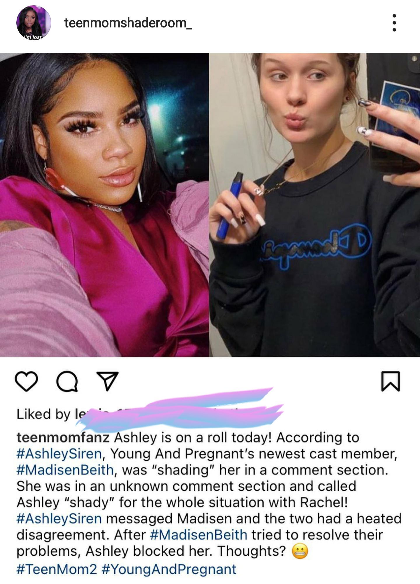 Ashley vs Madisen r/TeenMomOGandTeenMom2