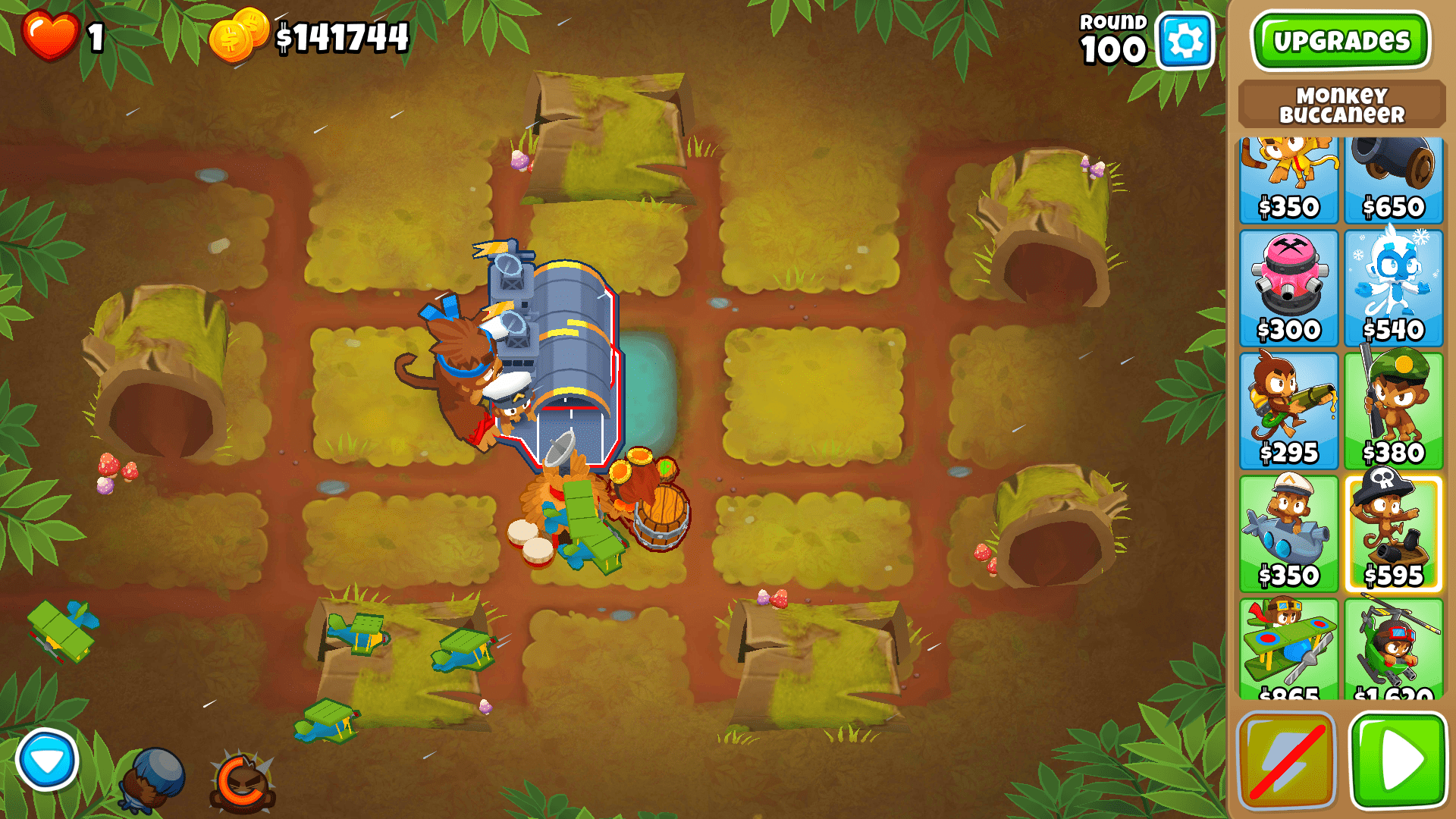 Cheapest Chimps (37,165) r/btd6