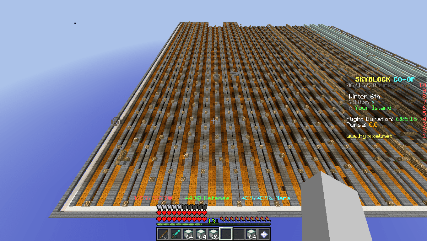 found a pumpkin farm design and built it under my island and their are