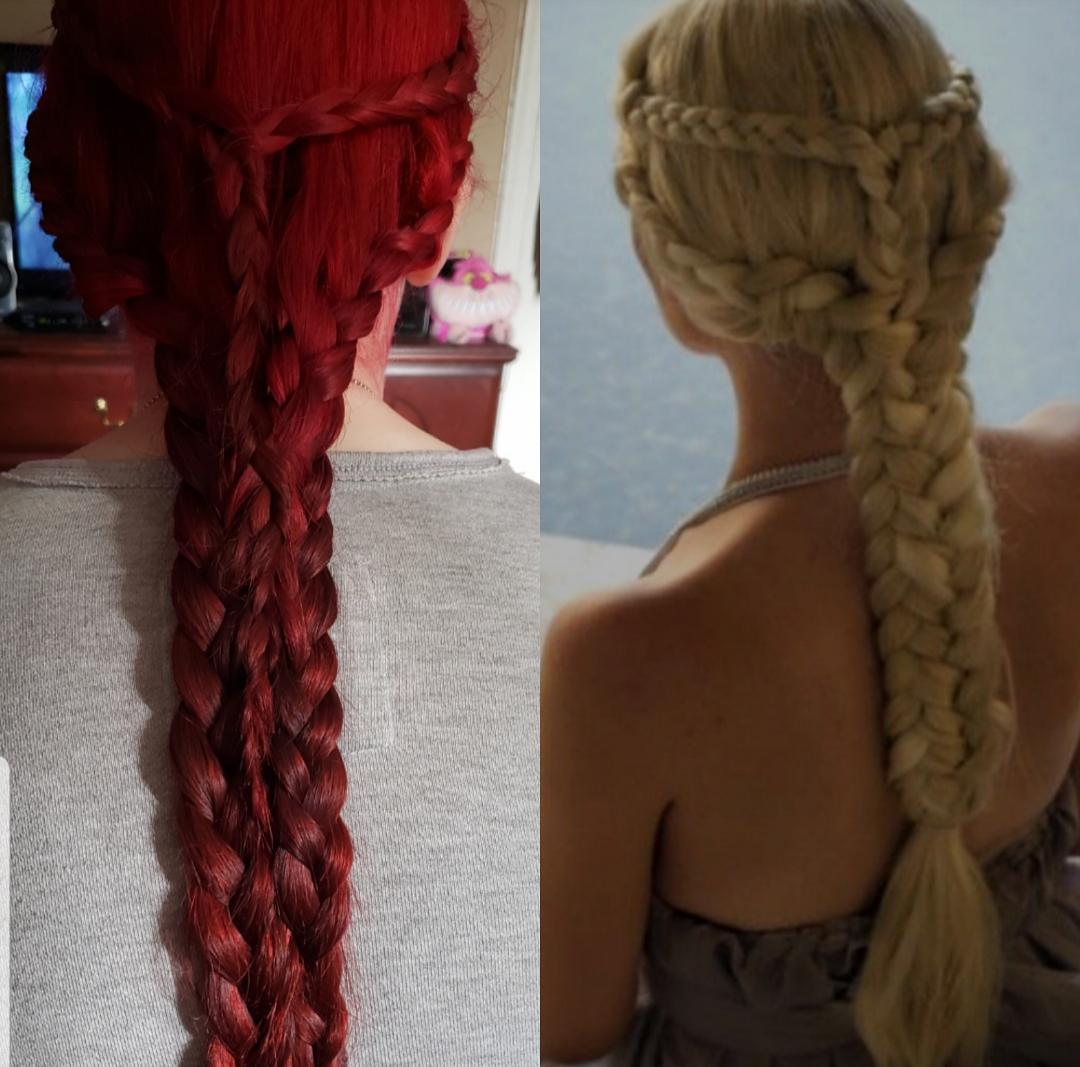 Daenerys pyre braid, was going to post to free folk but wasnt sure and thought this subreddit