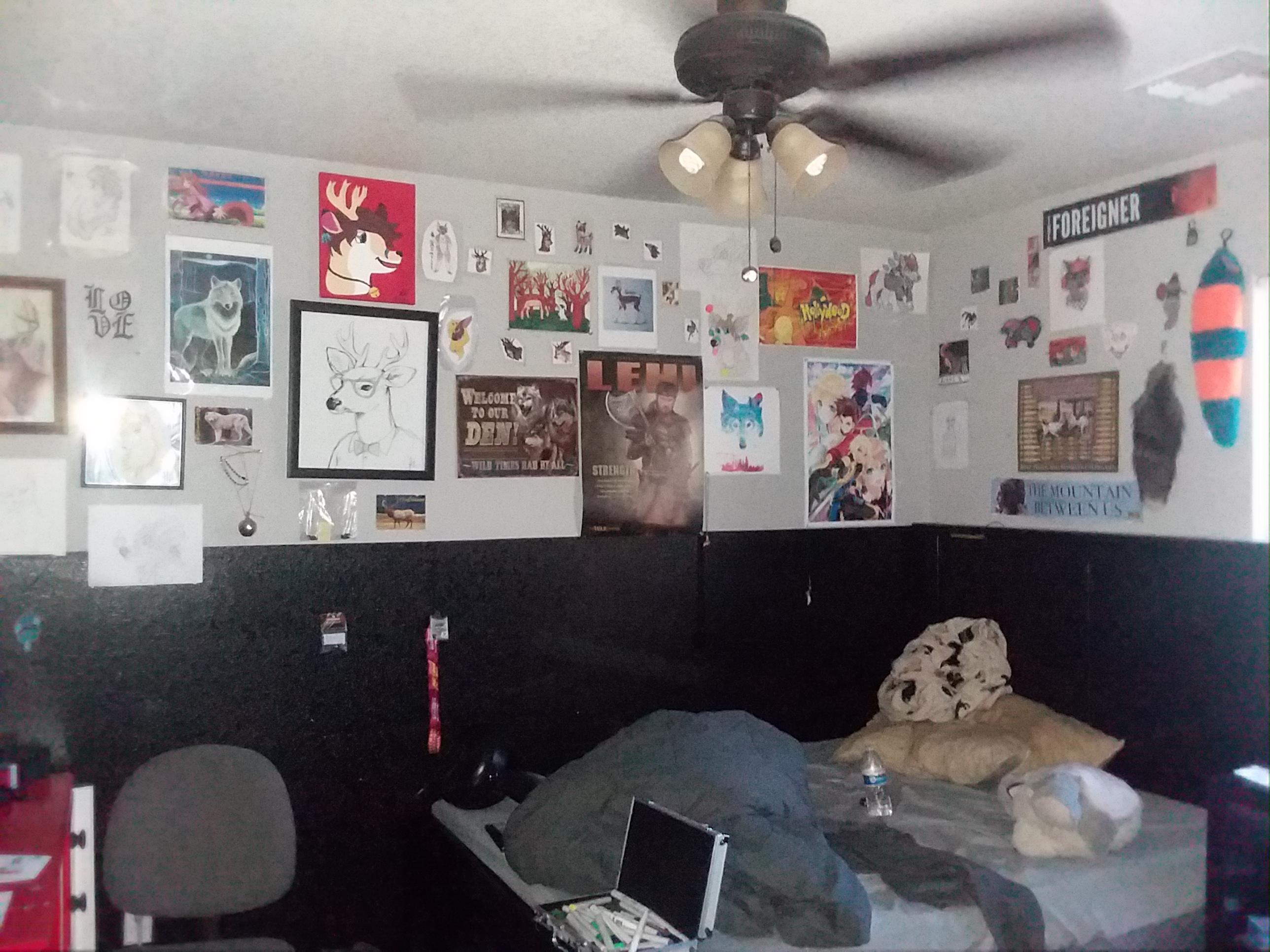 What does your art wall/ room look like? r/furry