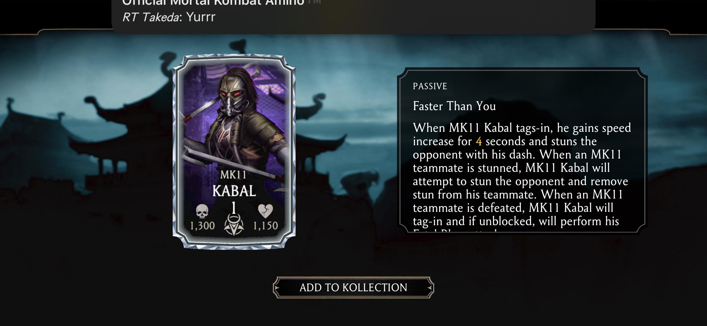 Saw the mk11 pack and had around 800 souls at the time, so I decided to