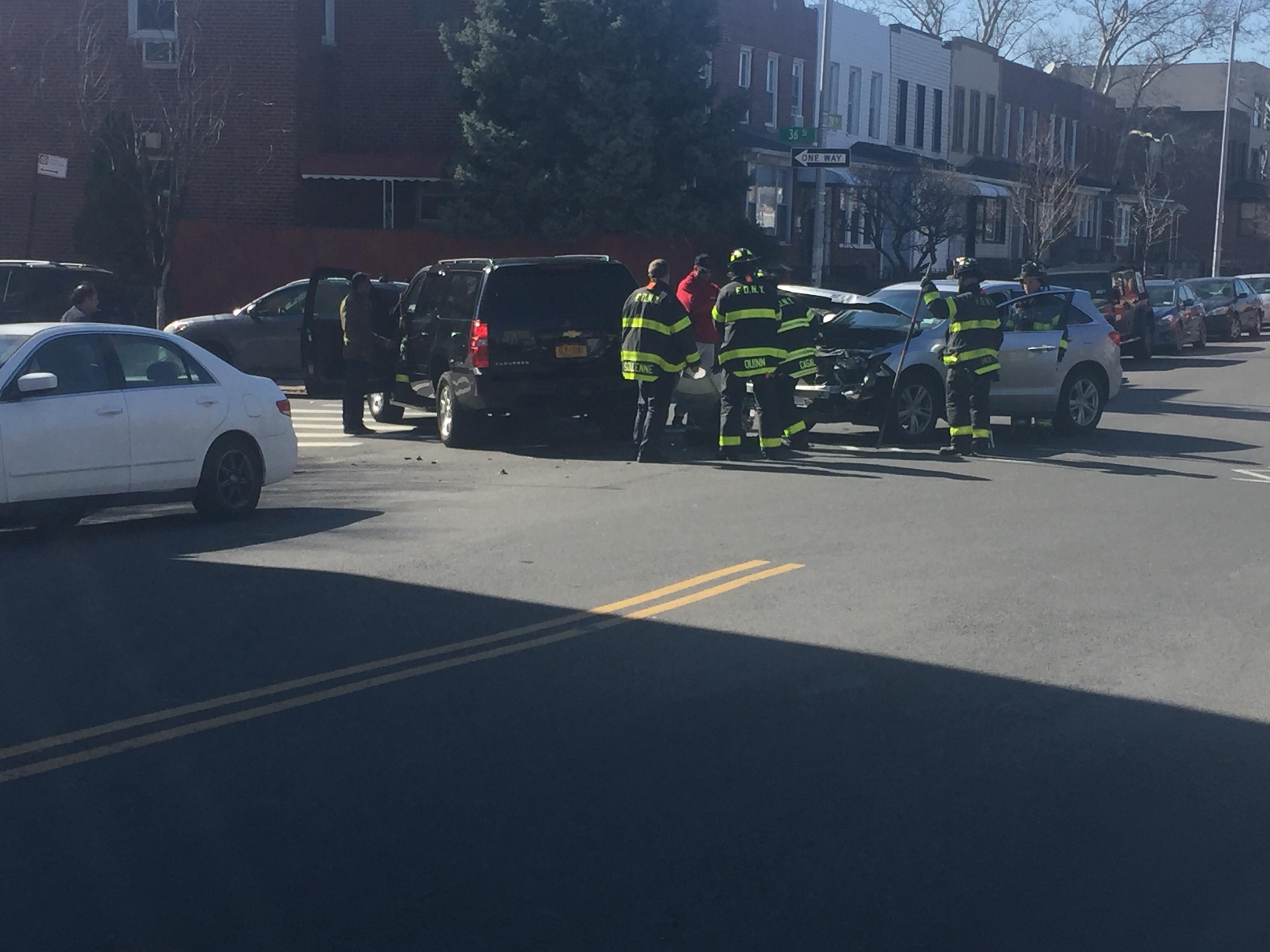 Accident on the corner of 36th St. and 24th Ave. r/astoria