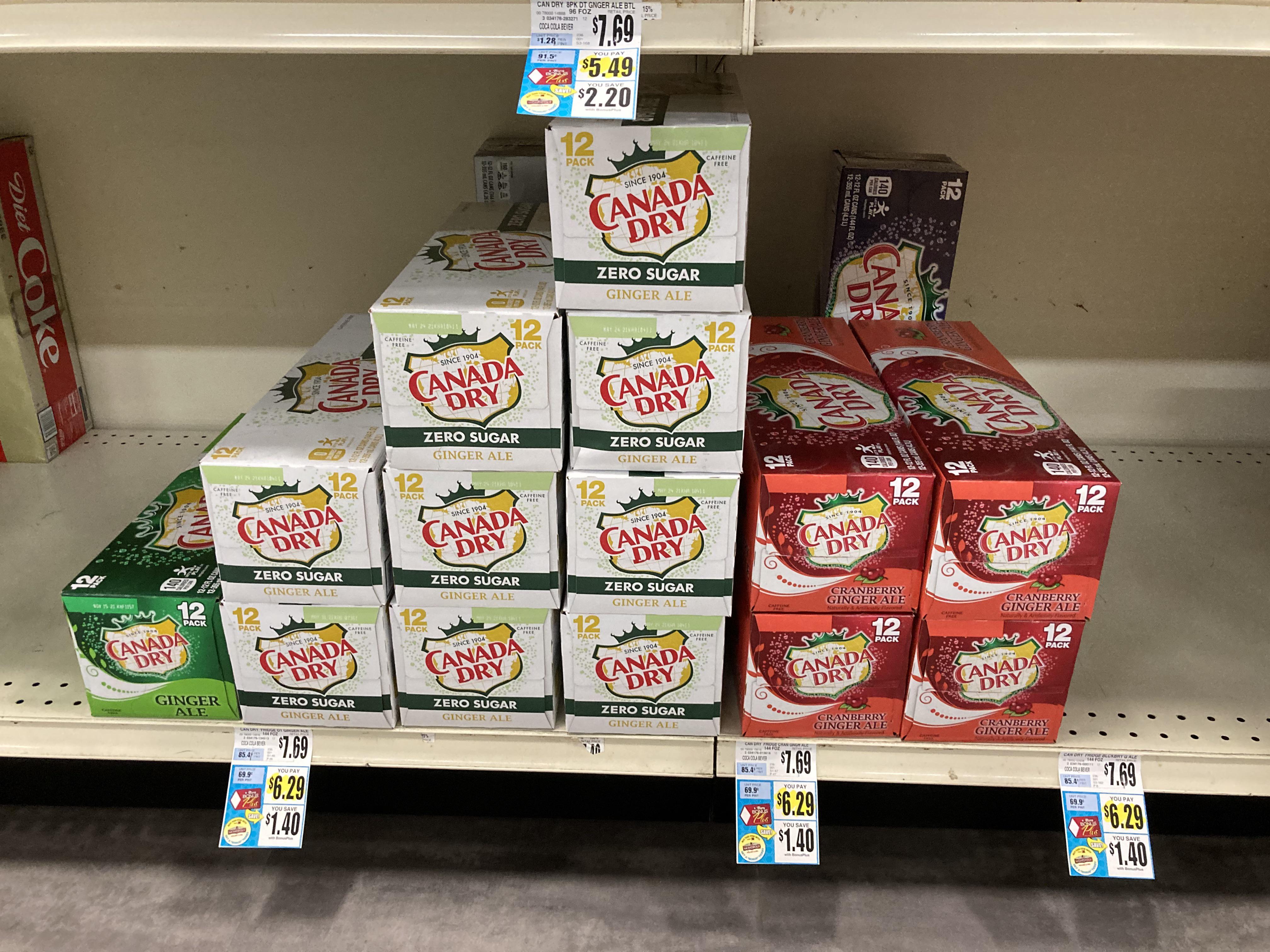 12 pack prices are slowly creeping up here. 6.29 regular price at a grocery store. r/Soda