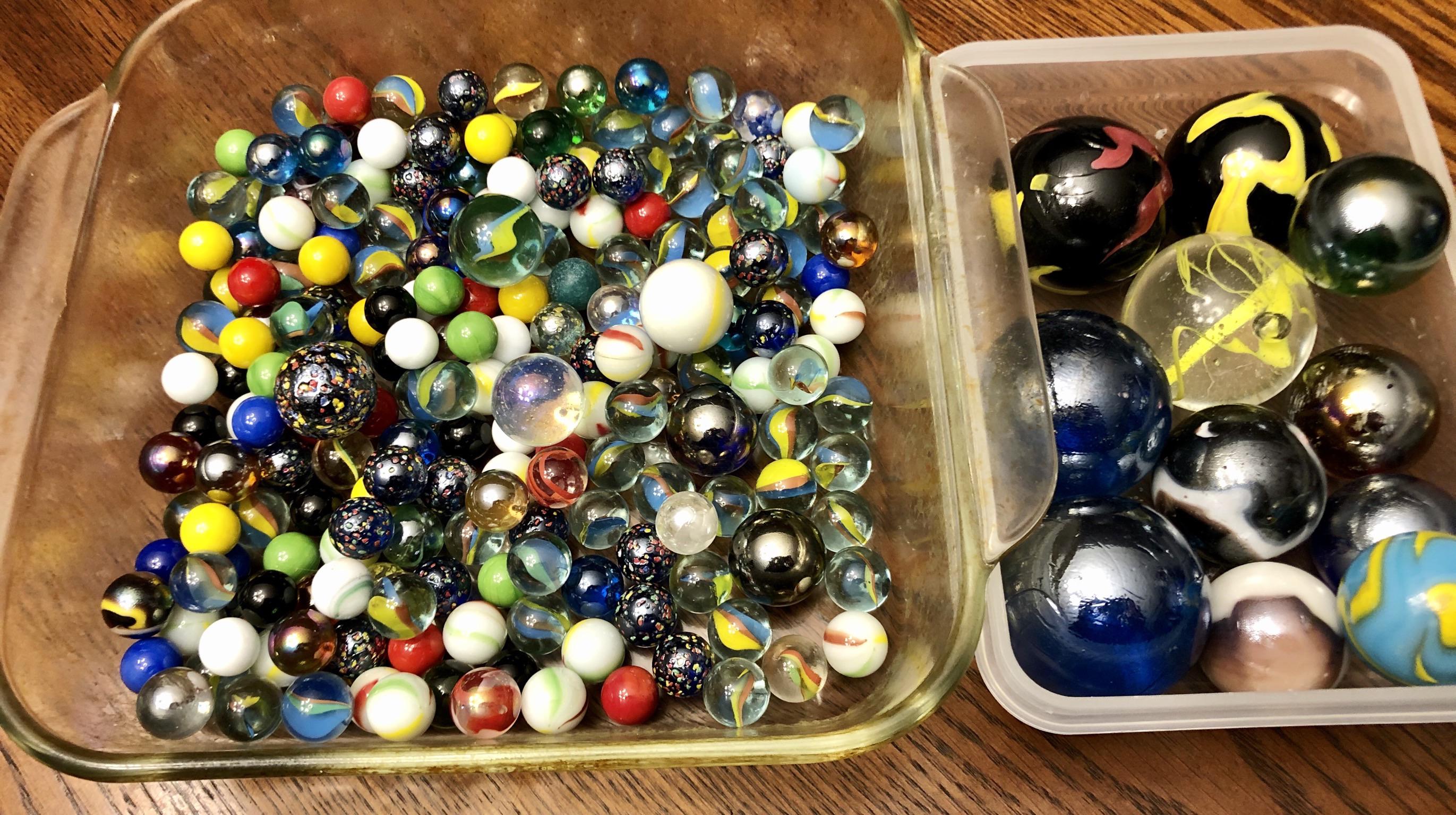 Marble lot from an estate sale. r/Marbles
