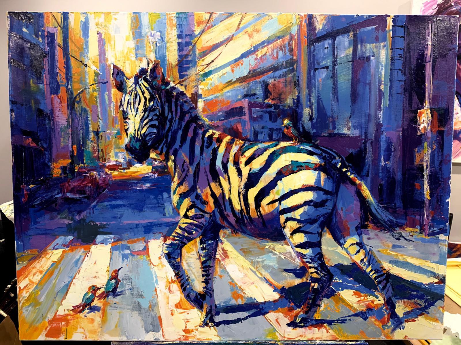 Crosswalks, Me, Acrylic paint, 2019 r/Art