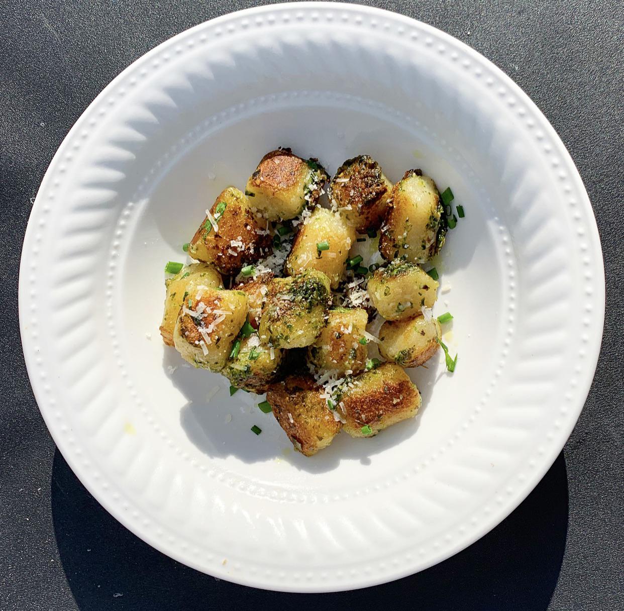 Gnocchi with Homemade Basil Pesto 🌿 🍴 r/tonightsdinner