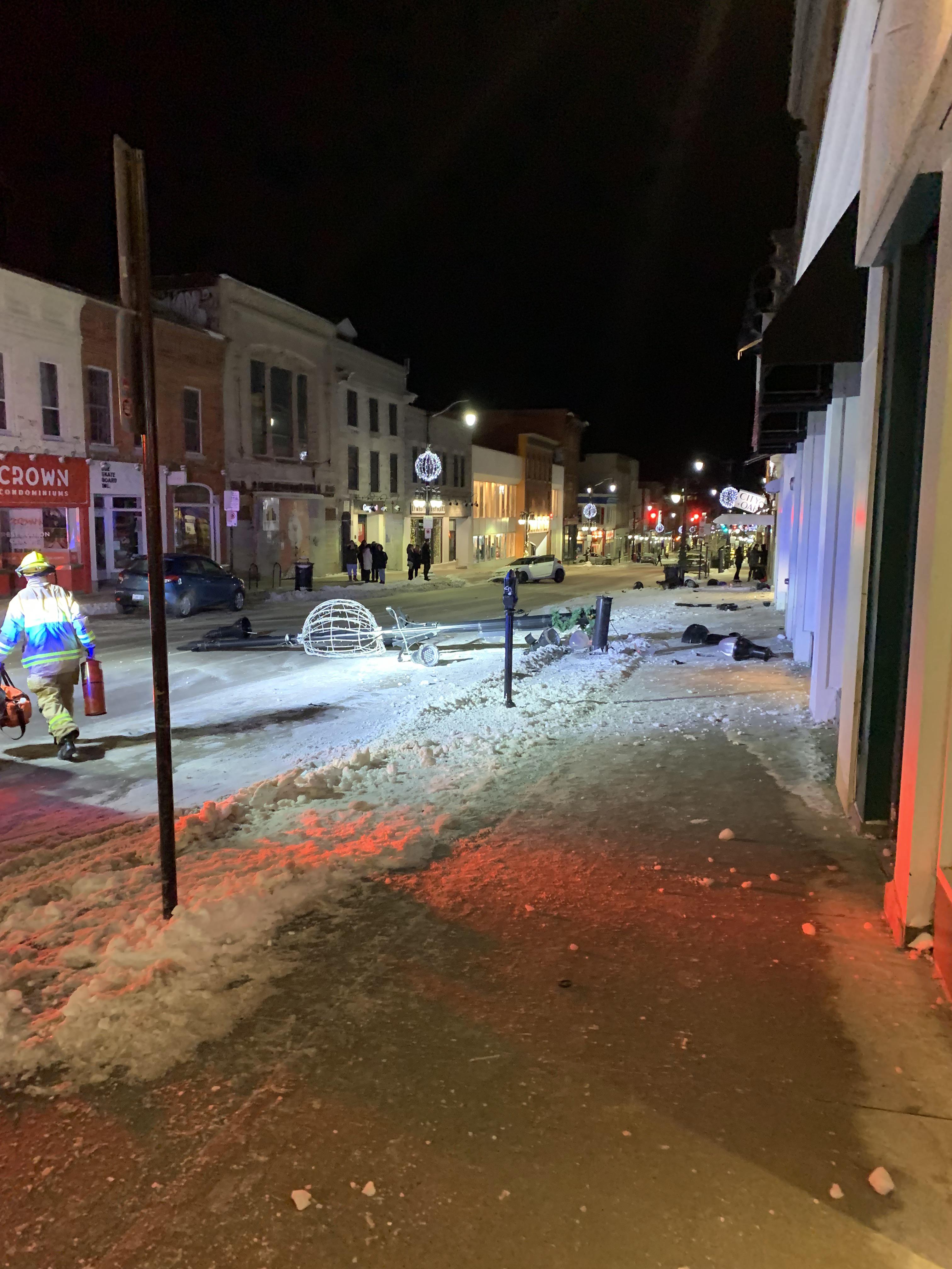 car accident last night on princess r/KingstonOntario