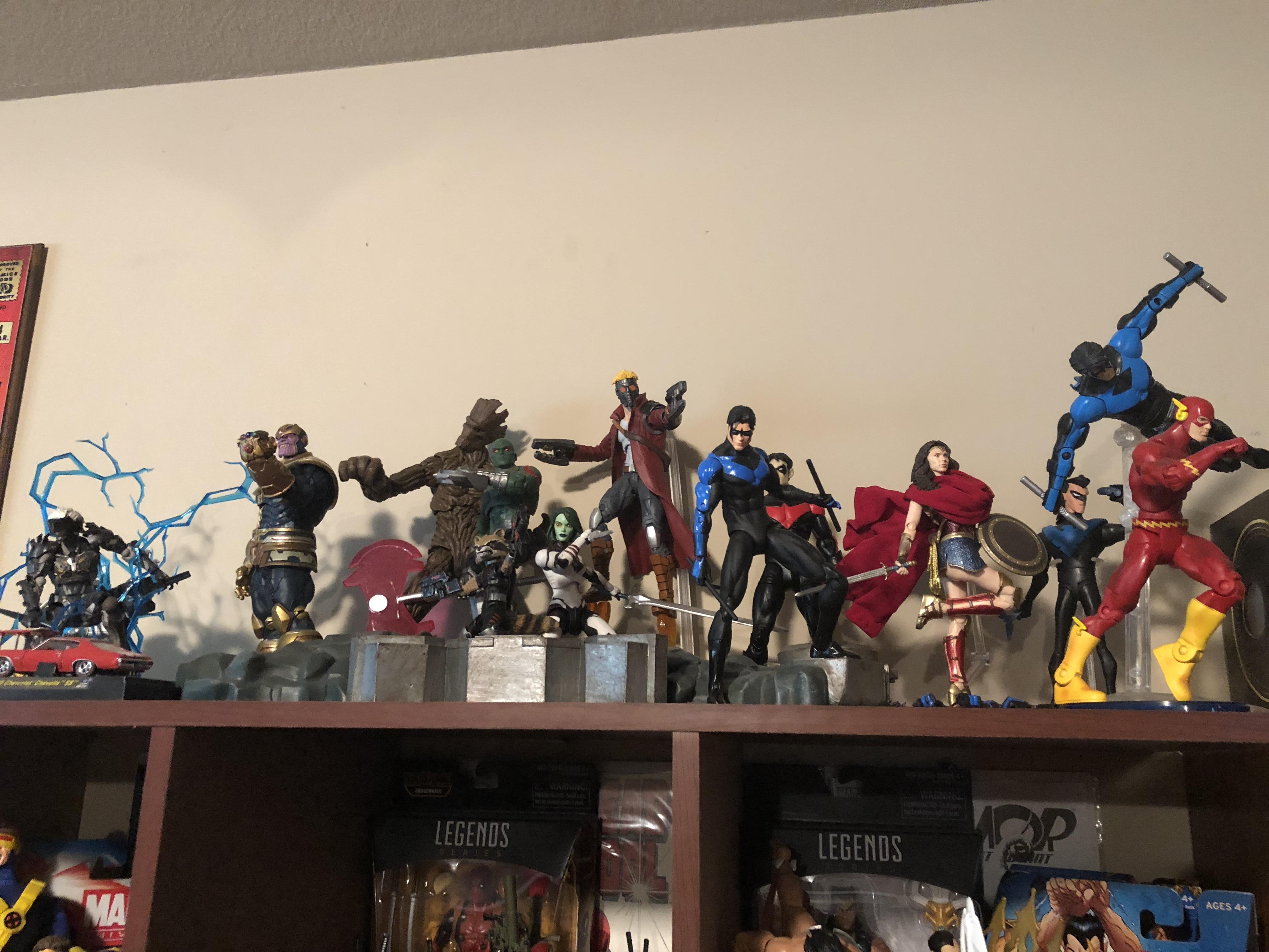 Anybody ever move figures to dust a shelf and subconsciously just make