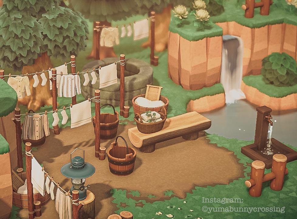 Cottagecore laundry spot r/AnimalCrossing