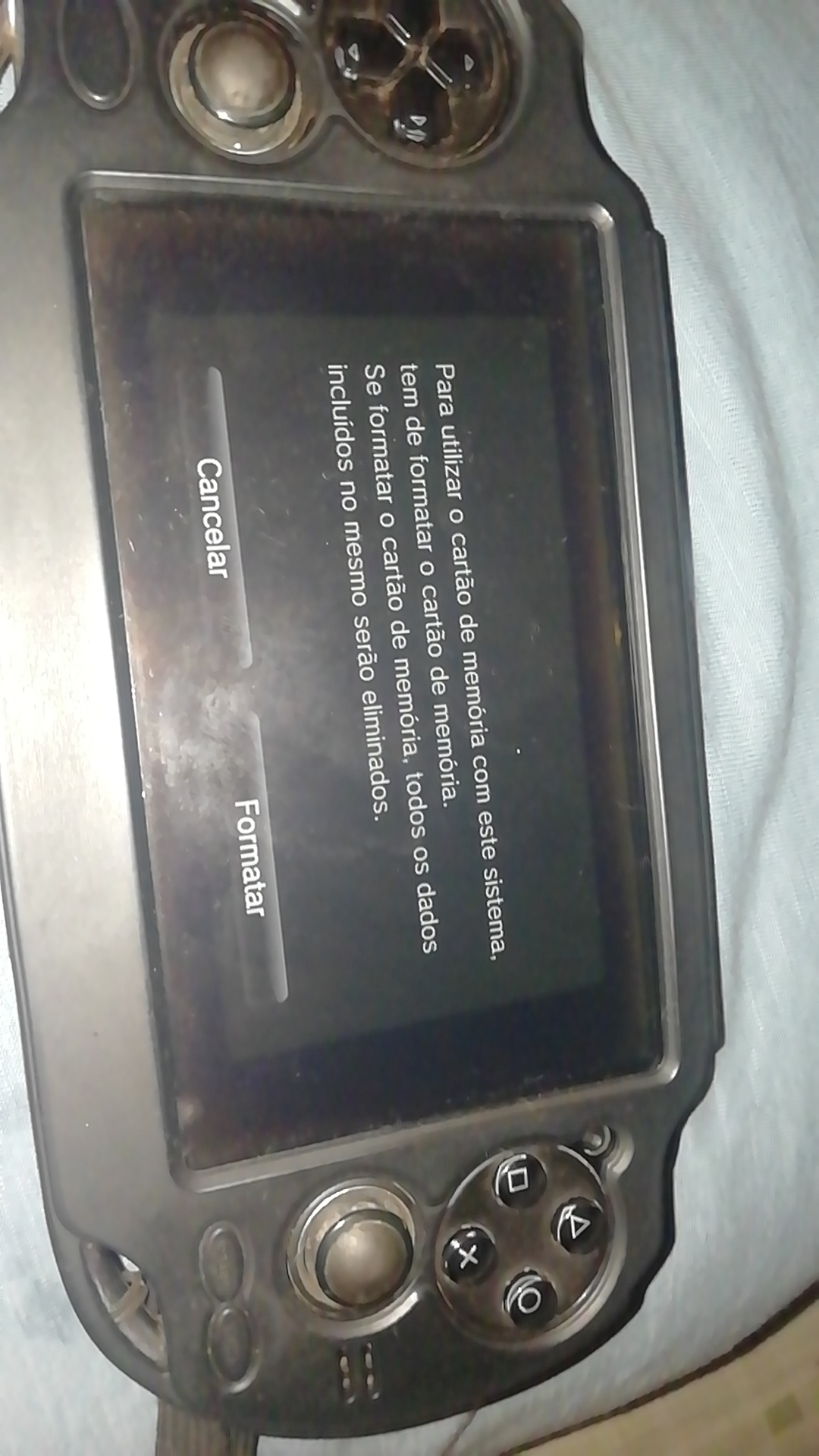 PS vita keeps asking to format sd card,i decline and then I'm unable to