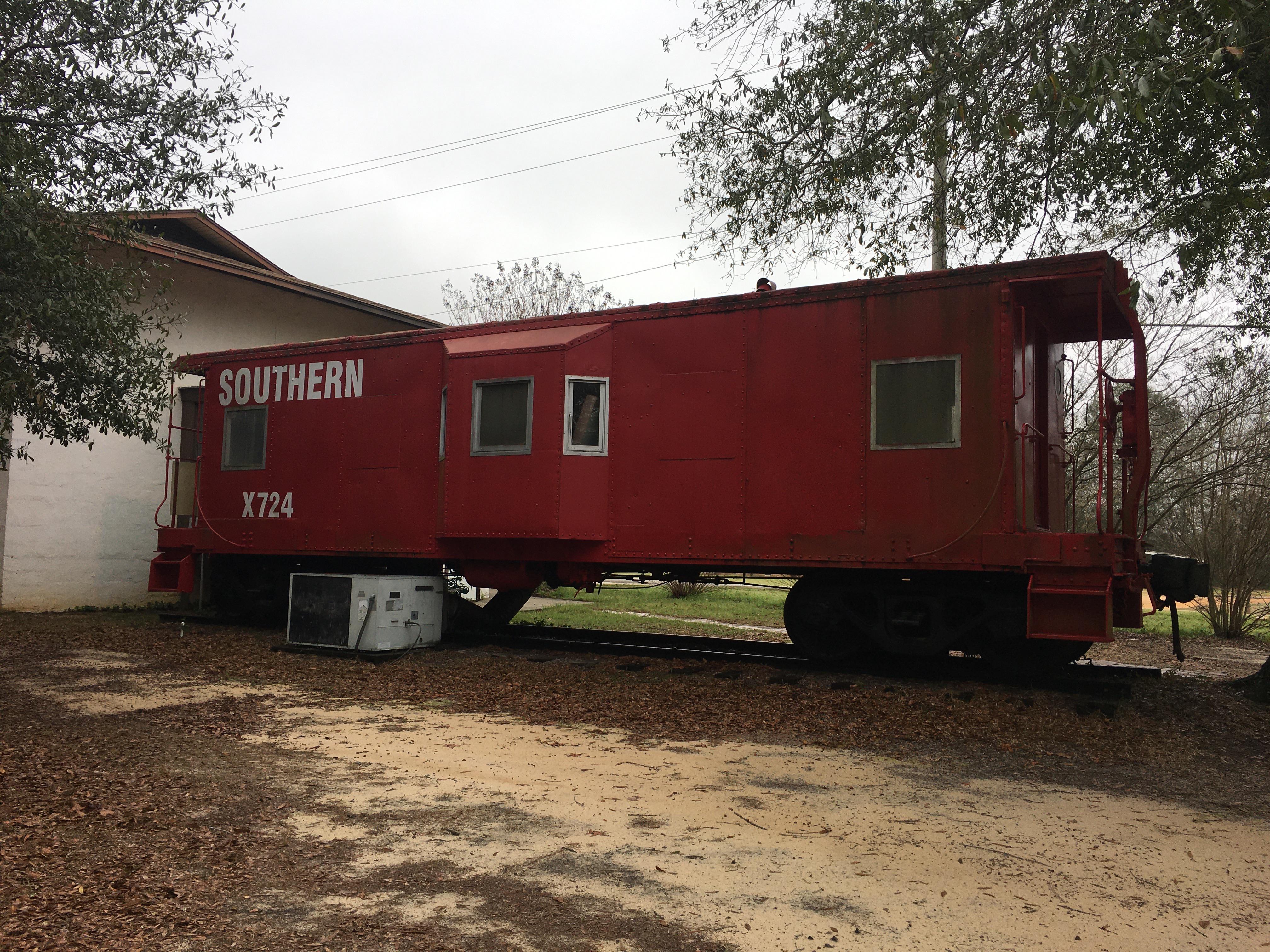 Ex Southern Caboose (now the Pelion SC Town Hall annex) r/trains