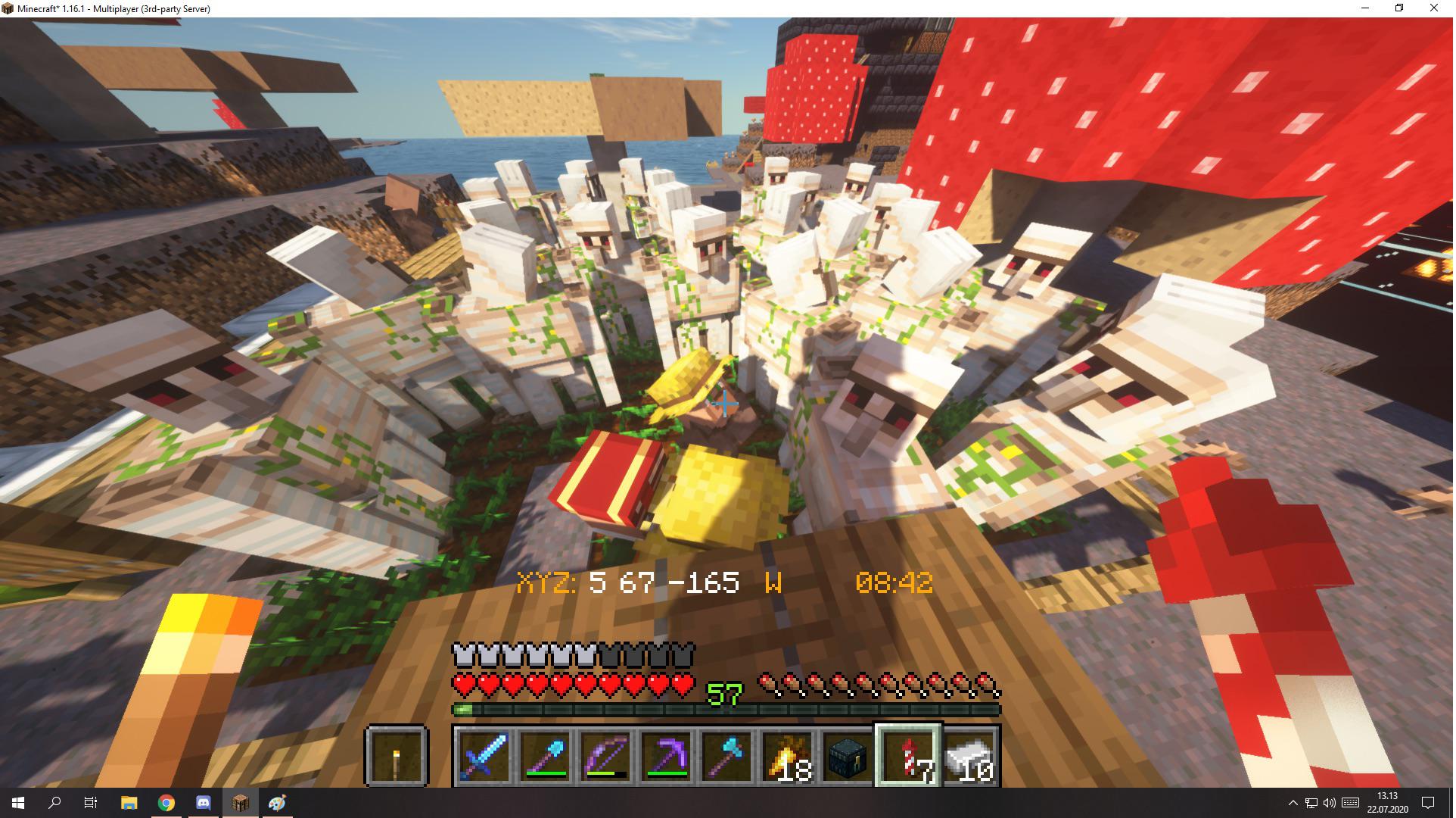 Why are there so many iron golems spawning in the villager breeder farm