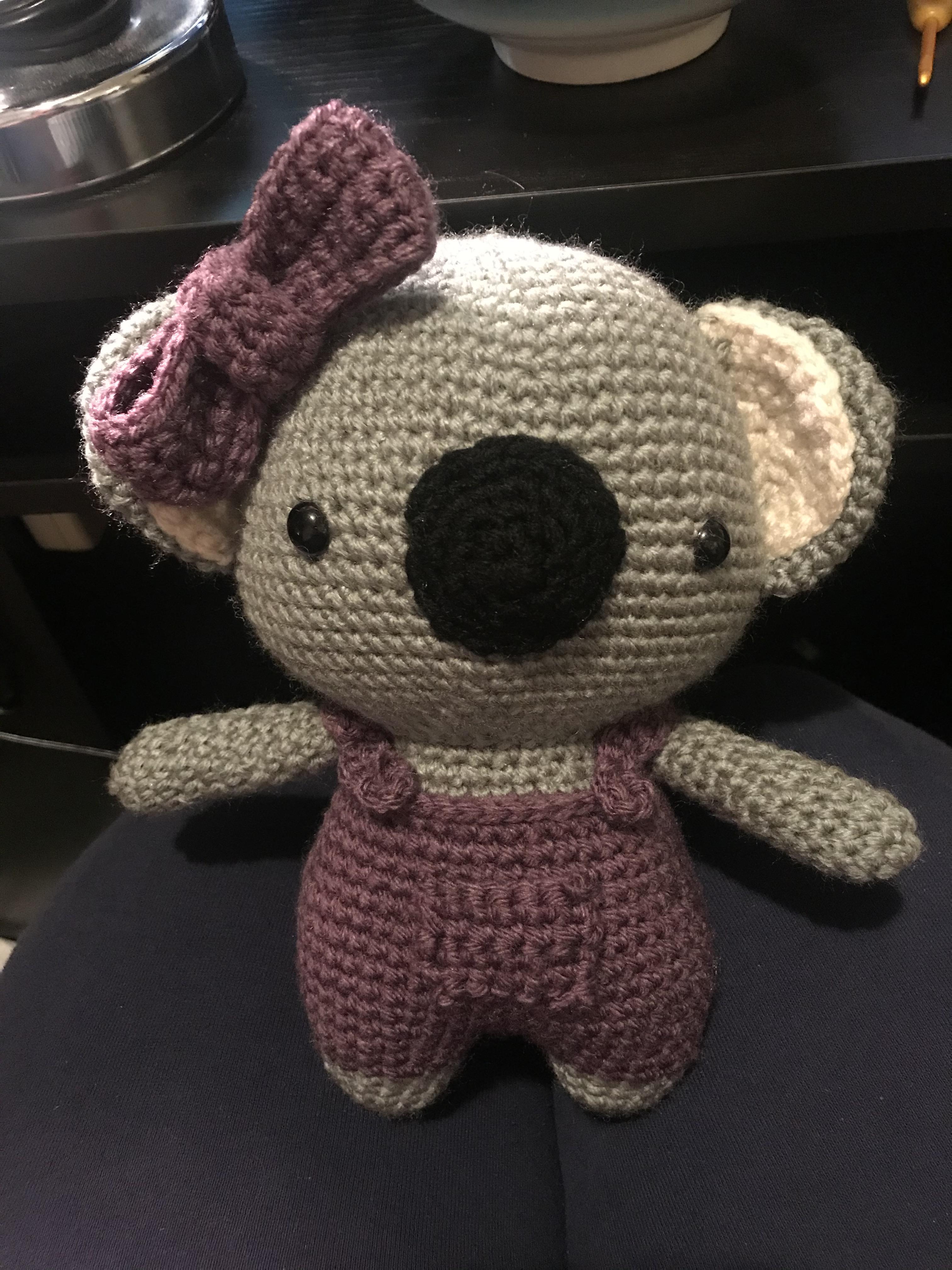 Koala Baby Shower Gift r/Amigurumi
