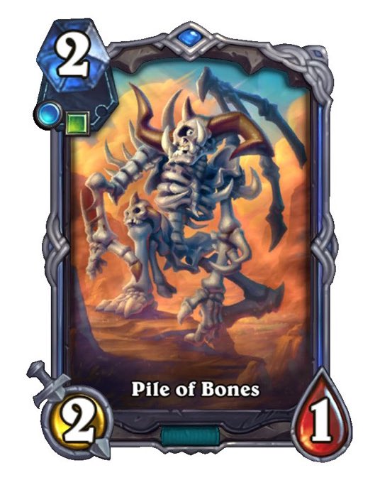 Signature Pile of Bones revealed by ben_heathstone r/hearthstone