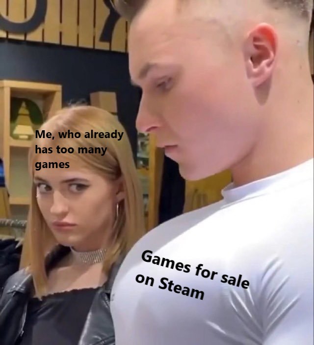 Girl looking at boy's chest r/MemeTemplatesOfficial