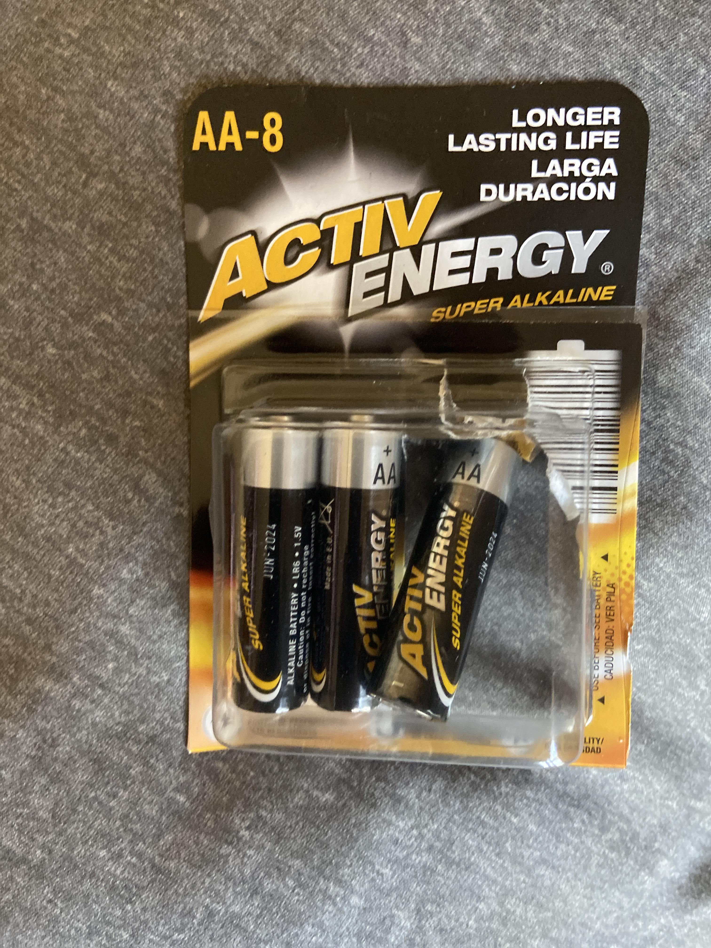 Activ Energy Super Alkaline Batteries ALDI REVIEWER, 44 OFF