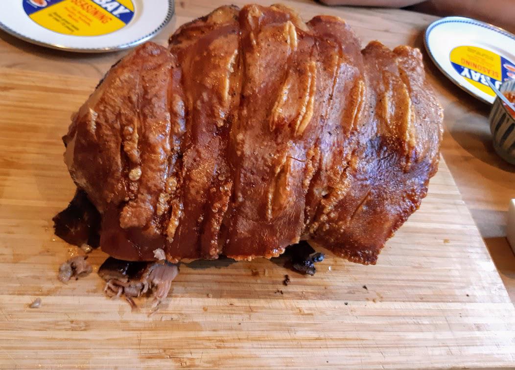 Kenji's ultra slow roasted pork shoulder came out perfect r/seriouseats