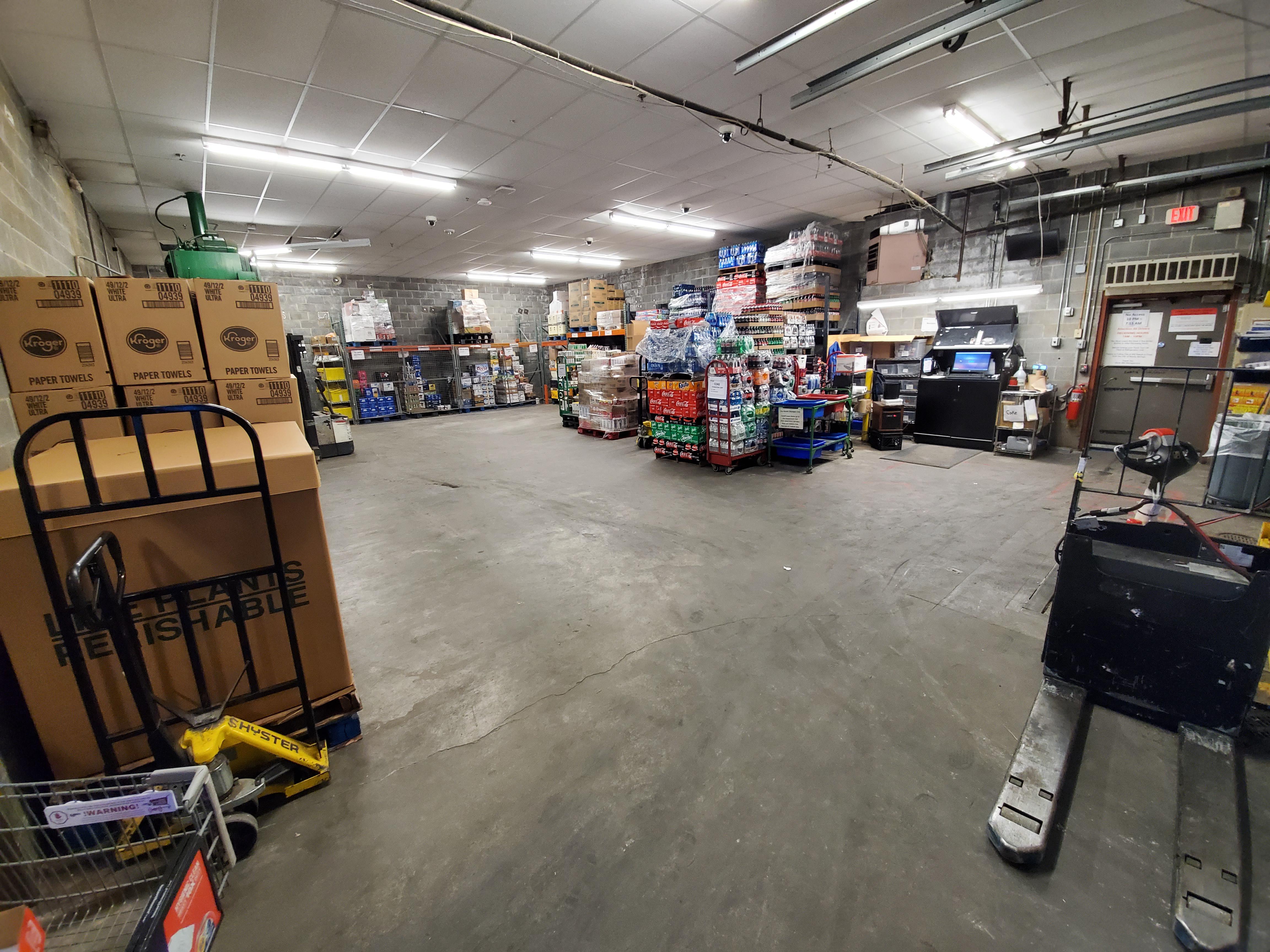 Probably the cleanest our backroom has been. Normally, it is a little