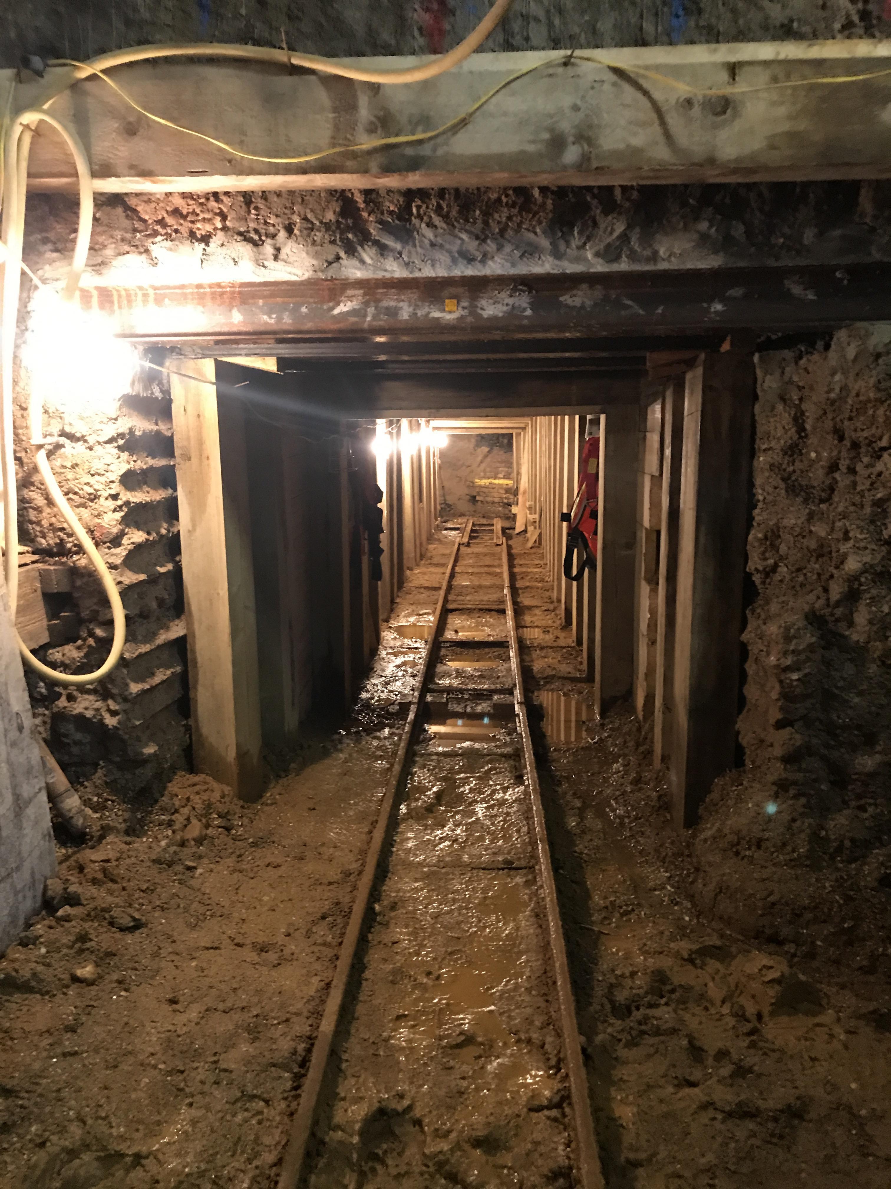 Making a heading (small tunnel) at work. r/EngineeringPorn