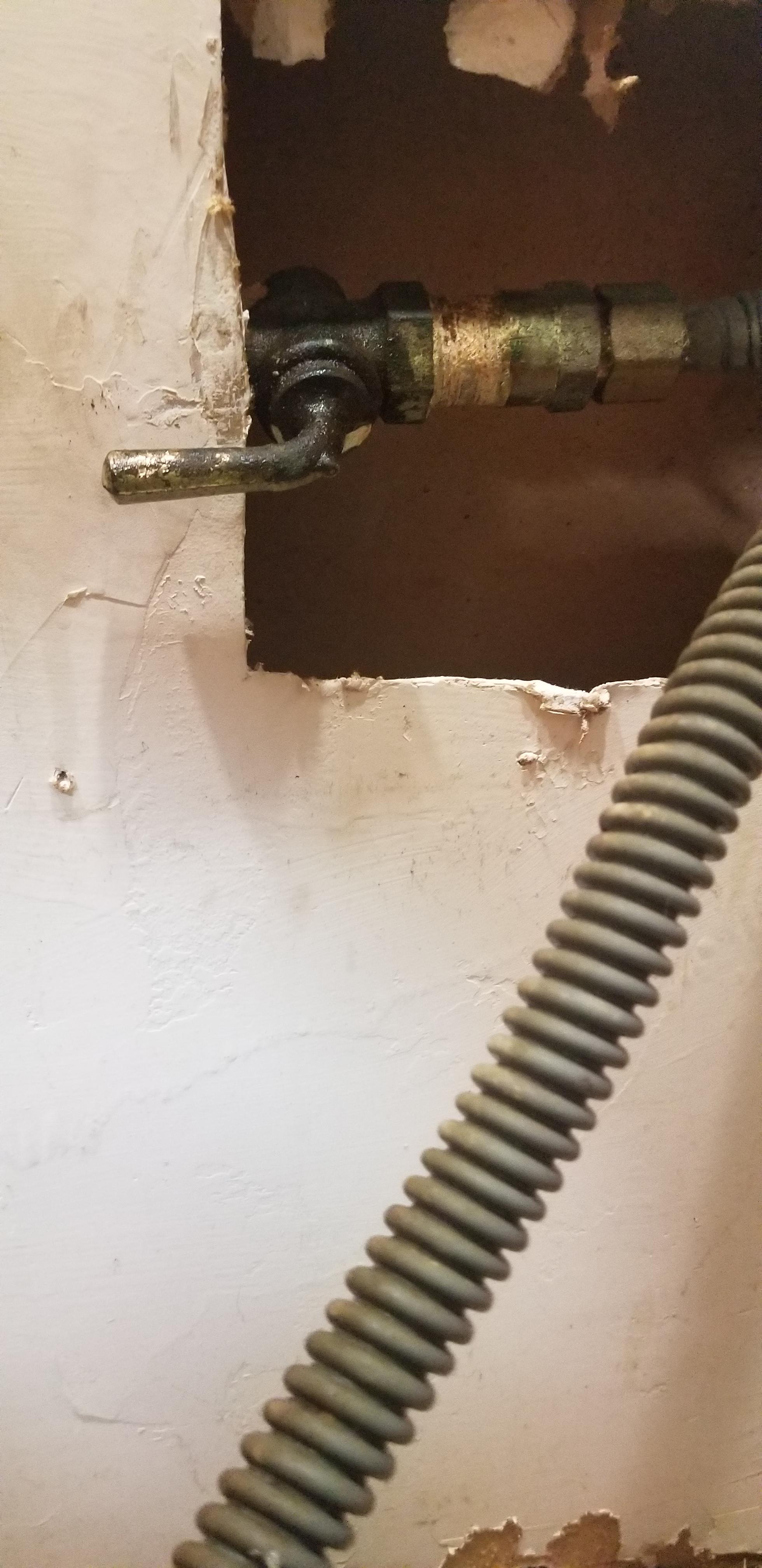 Should I turn gas valve up or down to shut it off? This is for a gas