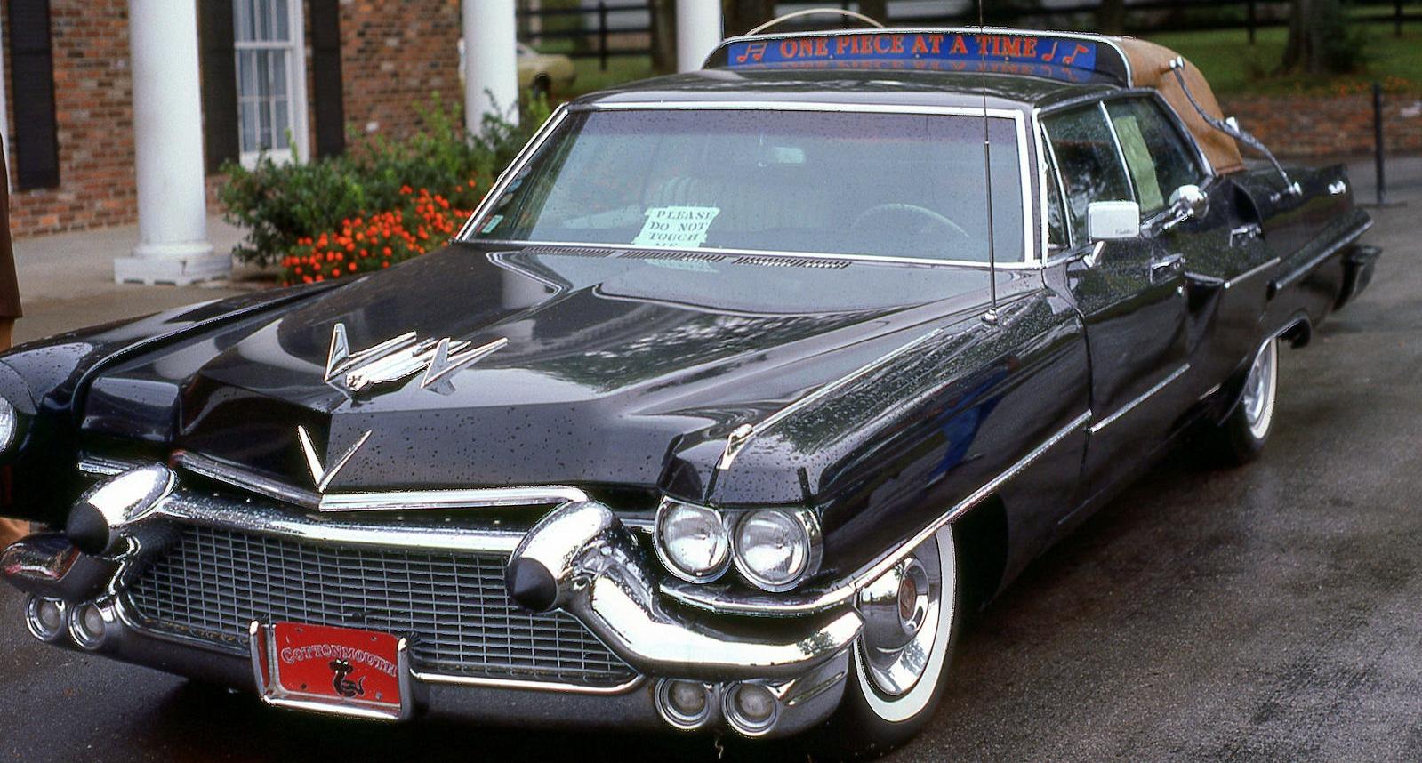 Johnny Cash's Cadillac One Piece At A Time Circa 1982. r/OldSchoolCool