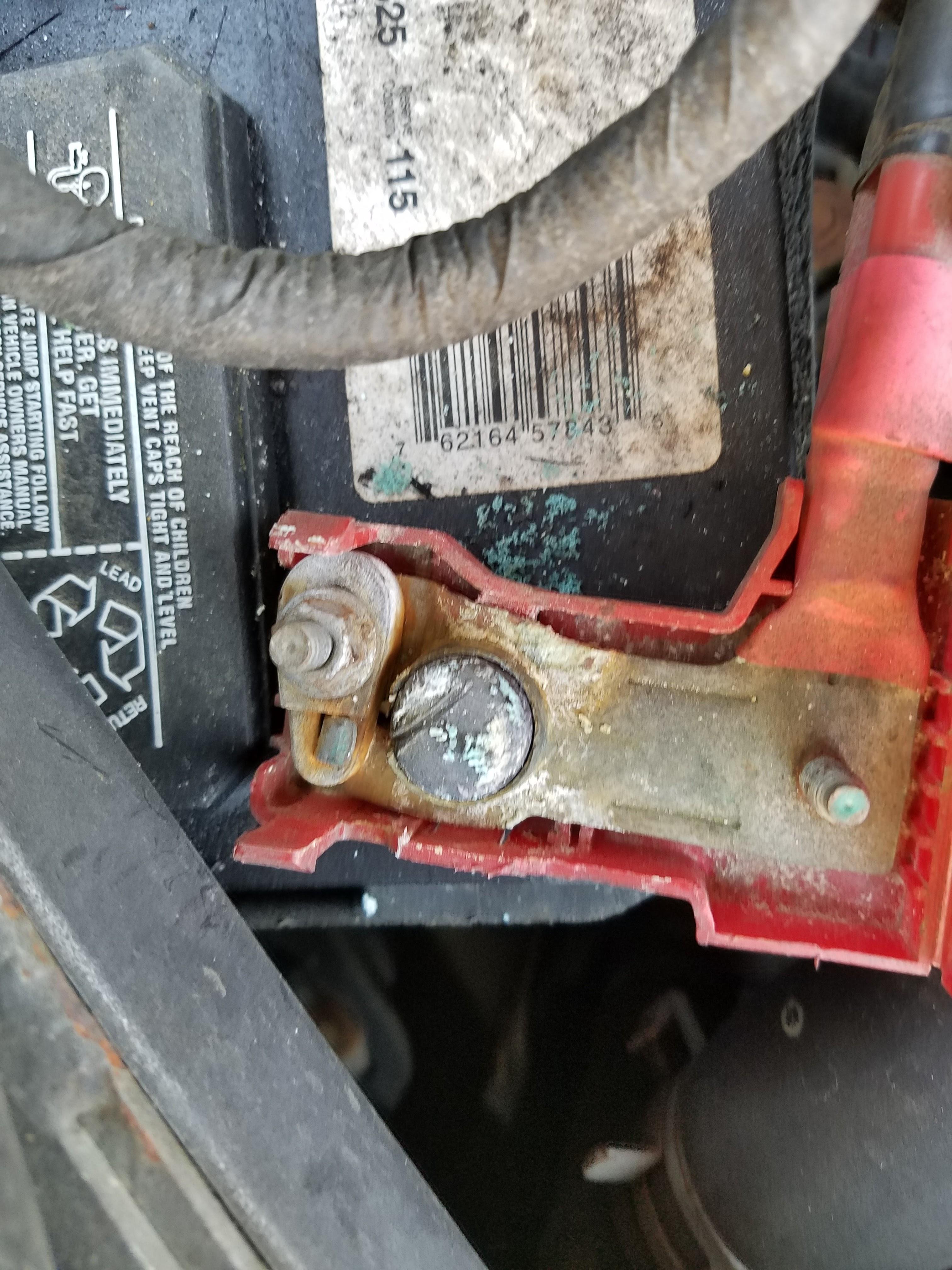 How do I tighten this terminal? I've tightened the nut as far as it