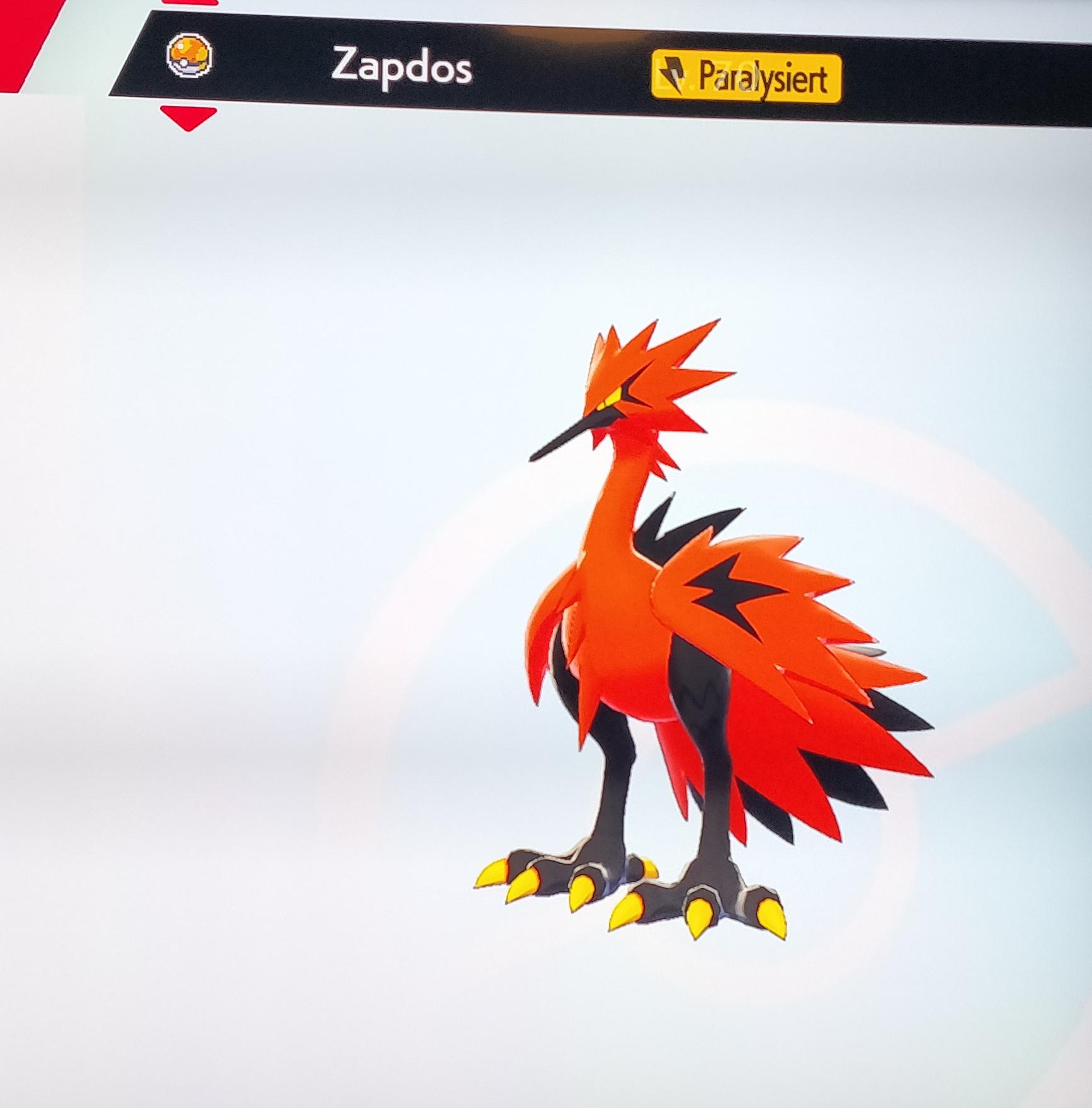 Managed to catch Zapdos with a Fast Ball it fits r