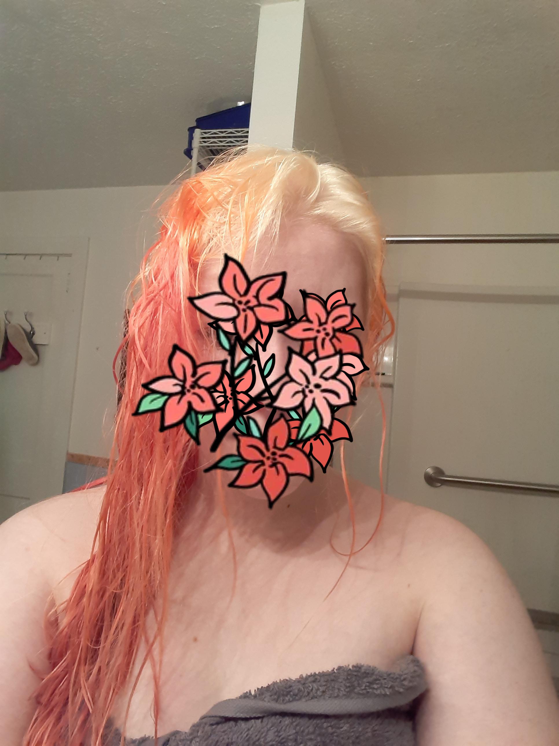 Red wont come out of hair and I'm trying to go hot pink.. should I just