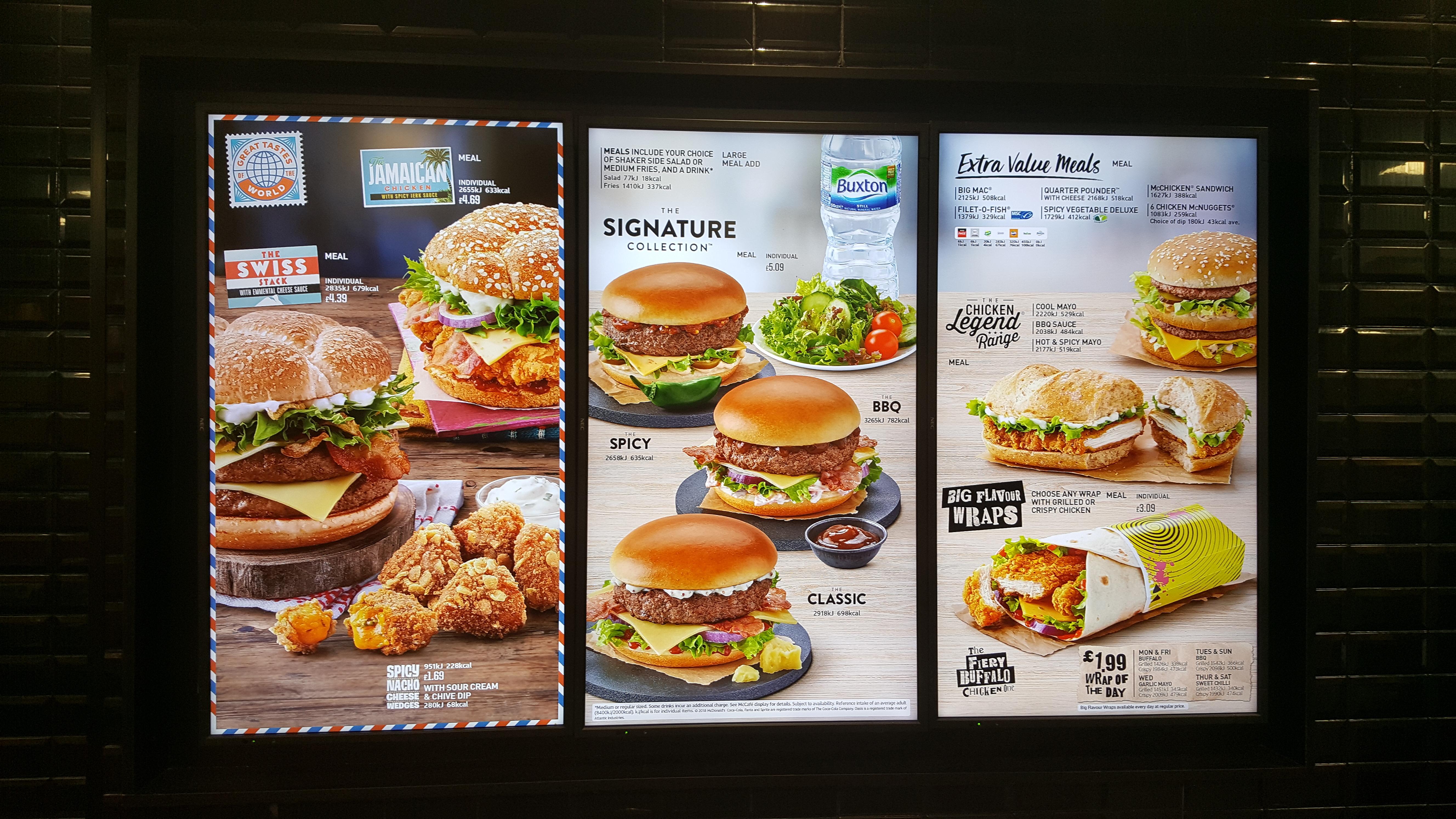 So how am I supposed to know how much a McDonald's meal