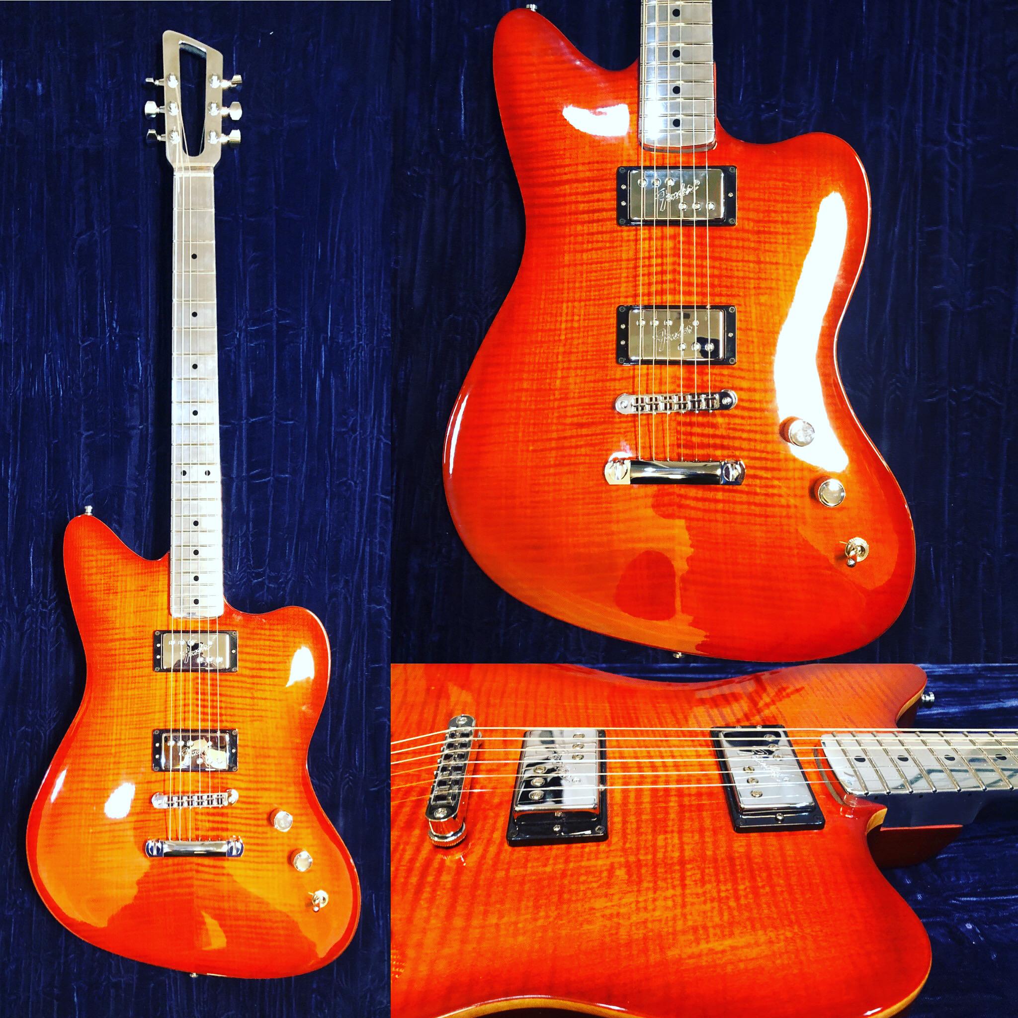 Fender Carved Top Jazzmaster with Alef aluminum neck. r/guitarporn