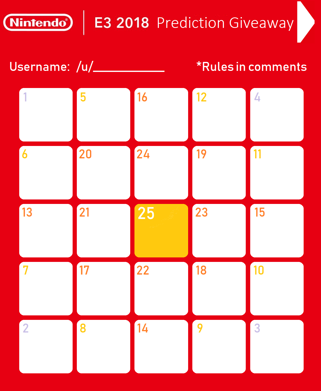 Here it is the E3 2018 Nintendo Direct giveaway! Predict the games