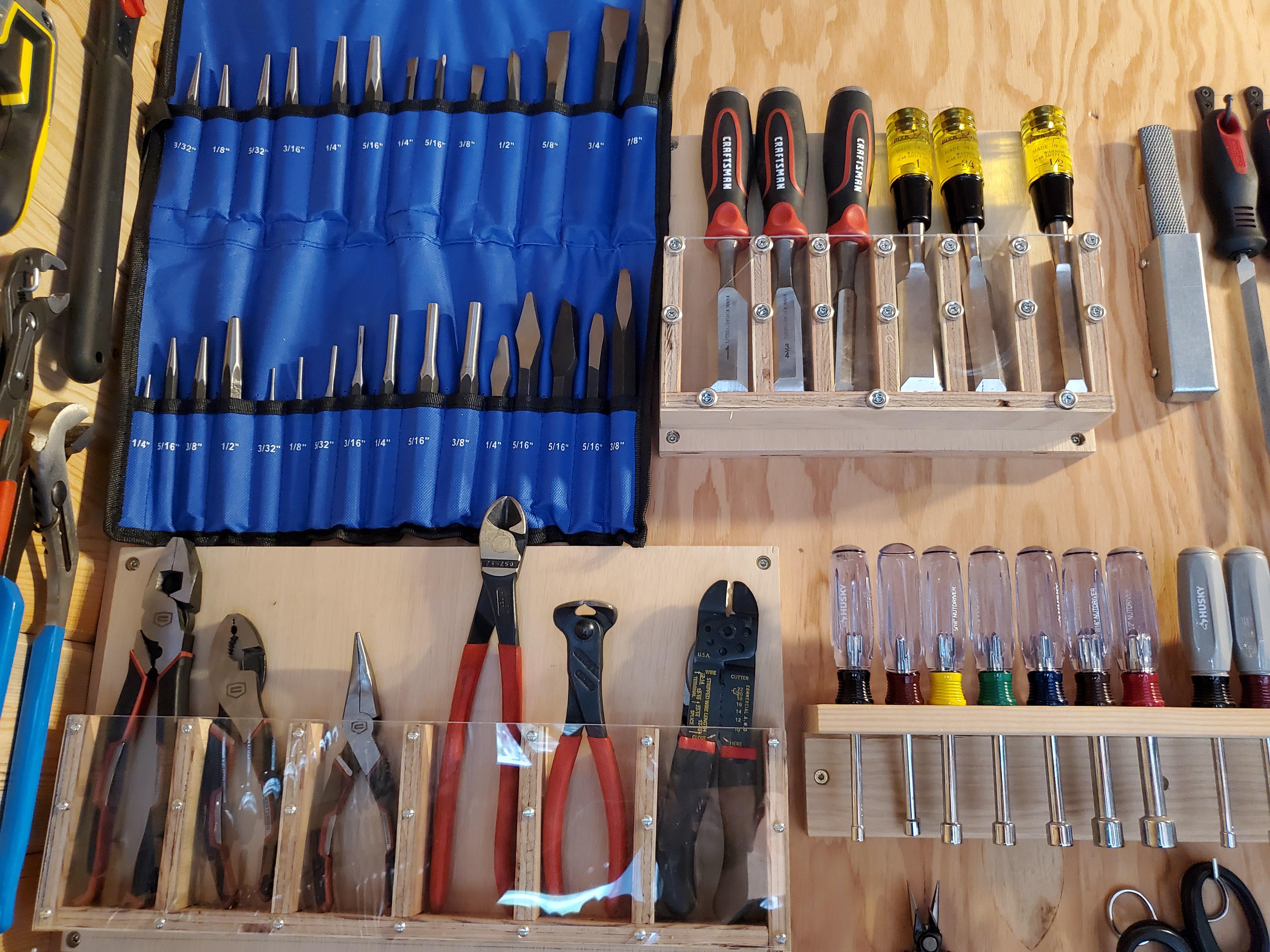 My solution for pliers and chisels! r/ToolWalls